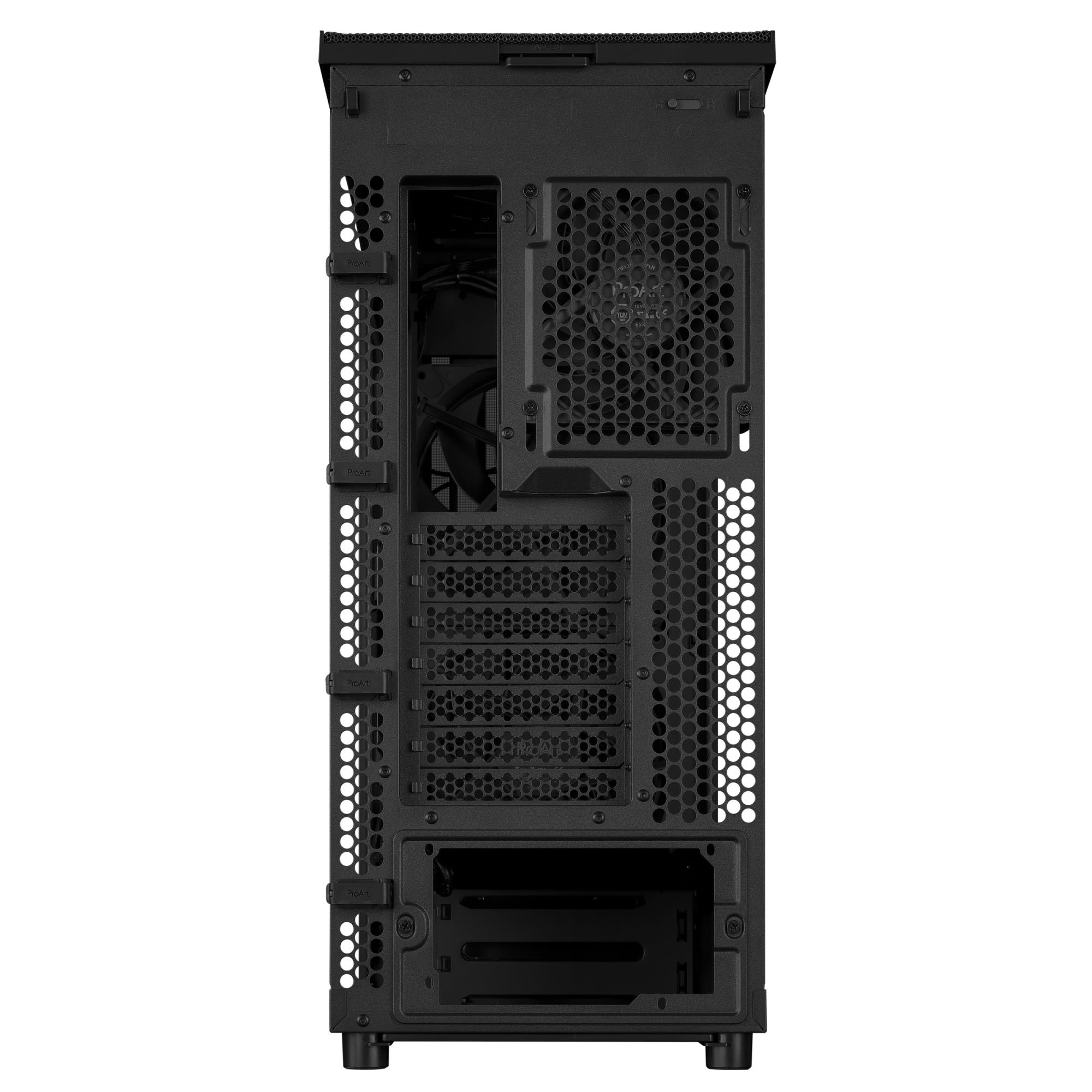 Case ASUS ProArt PA401 Wood Edition - Tempered Glass Panel MidiTower Case product features Transparent panel Not included ATX Colour Black PROARTPA401WOODTGPWM - Image 16