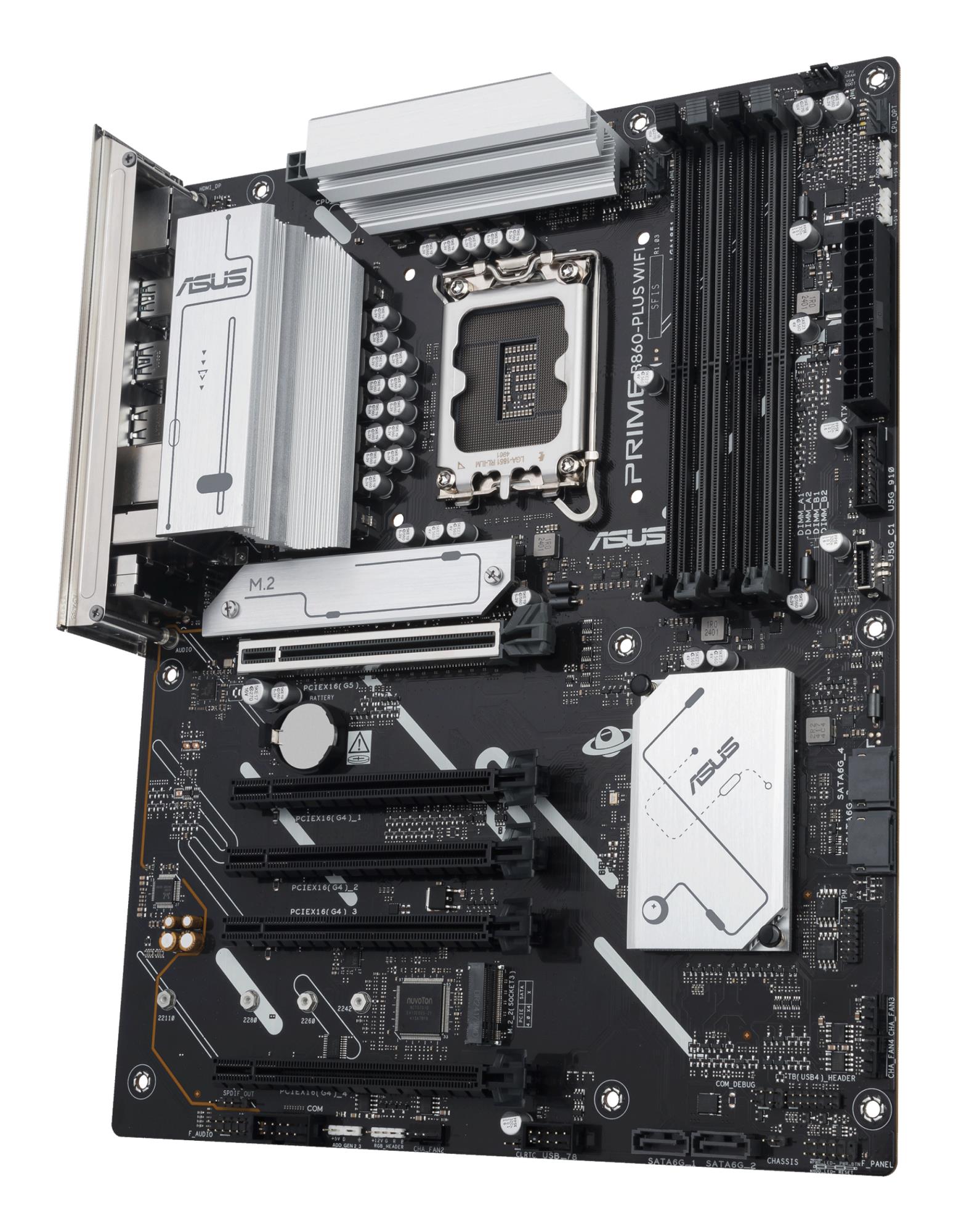 Mainboard ASUS Intel B860 Express LGA1851 ATX Memory DDR5 Memory slots 4 PRIMEB860-PLUSWIFI - Image 5