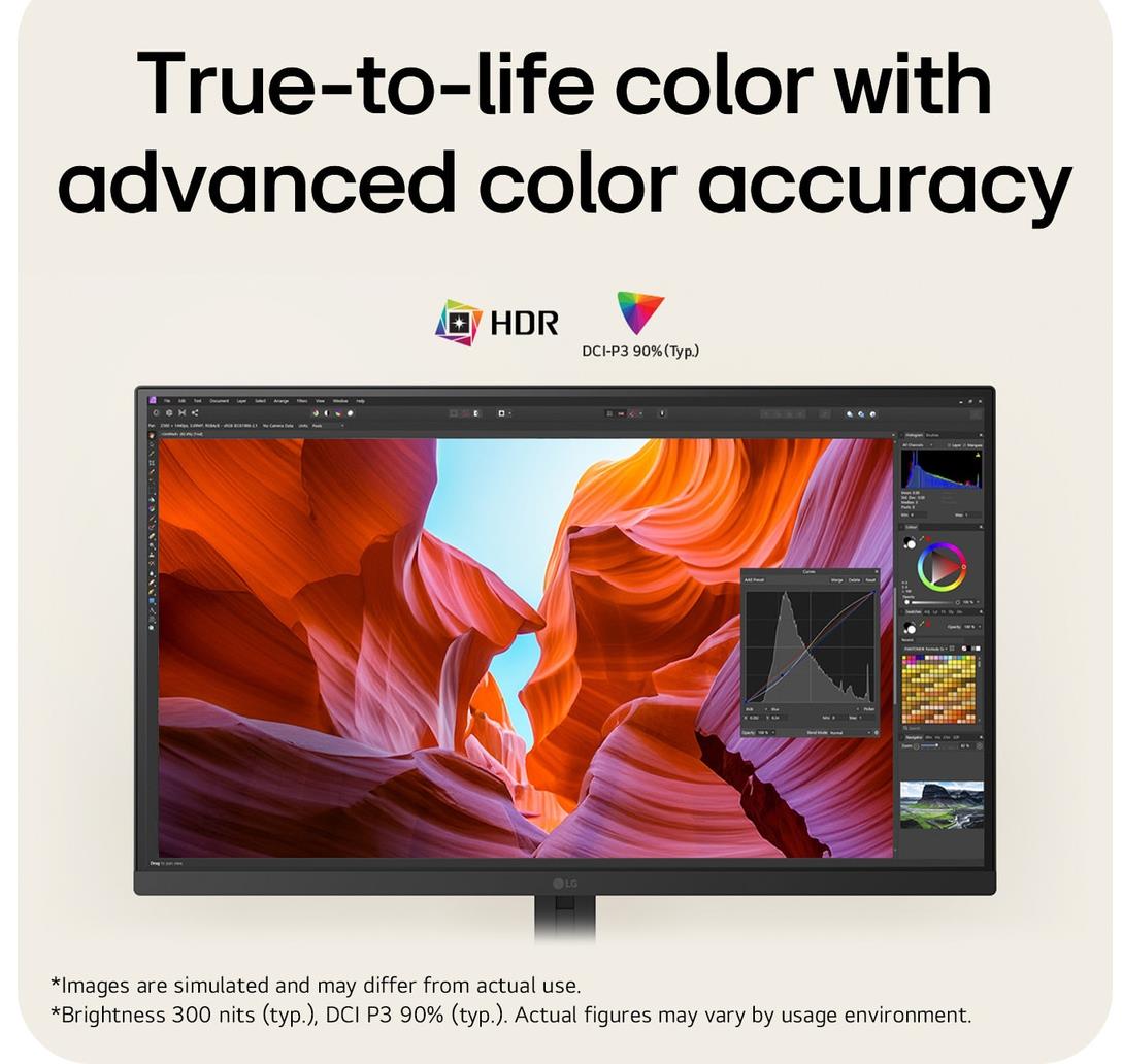 LCD Monitor LG 27 " 3840 x 2160 pixels 4K Ultra HD Native aspect ratio 16:9 LCD Flat 27U710B-B - Image 6