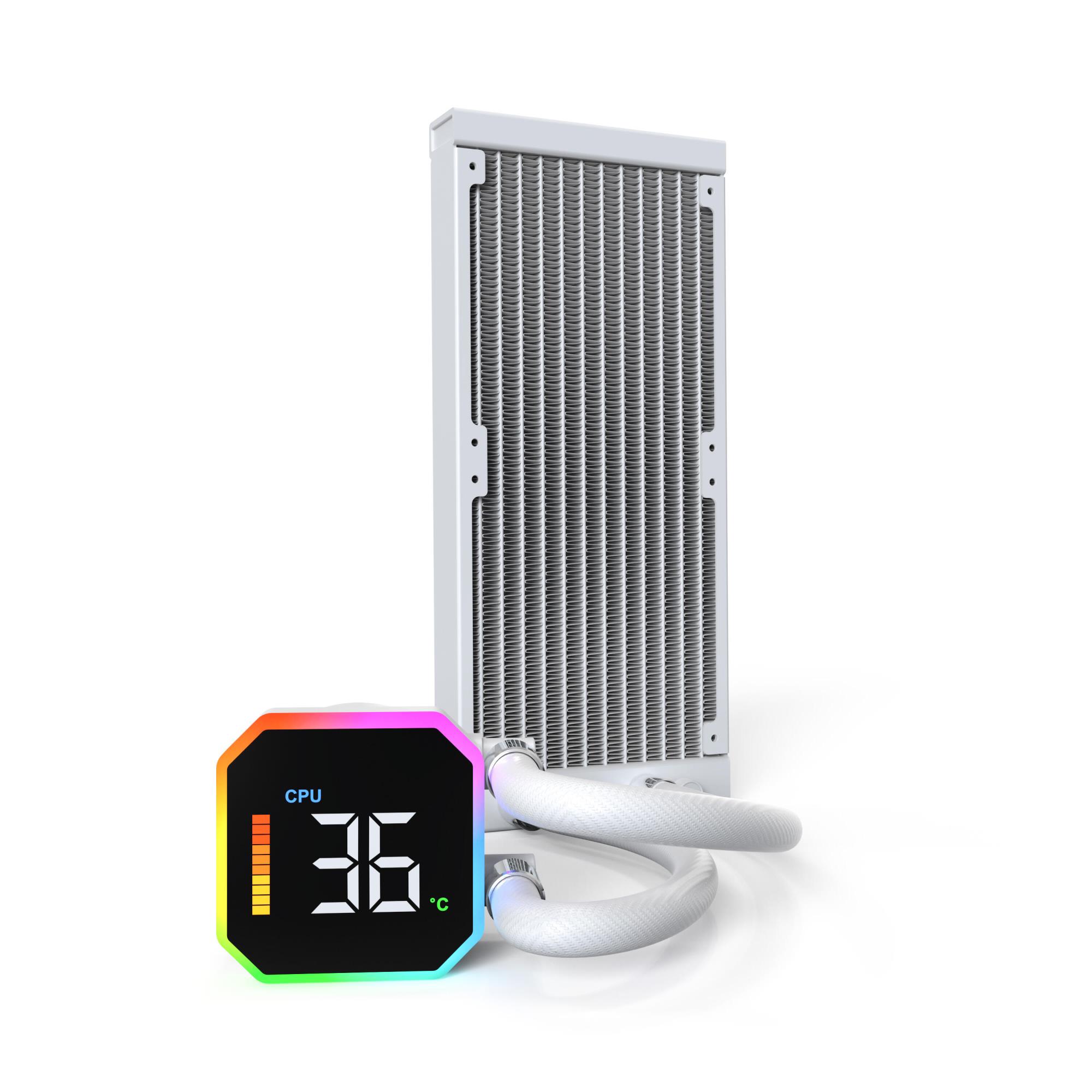 CPU COOLER MULTI SOCKET WHITE/HYPERFLOW DIGITAL 240 MONTECH - Image 2