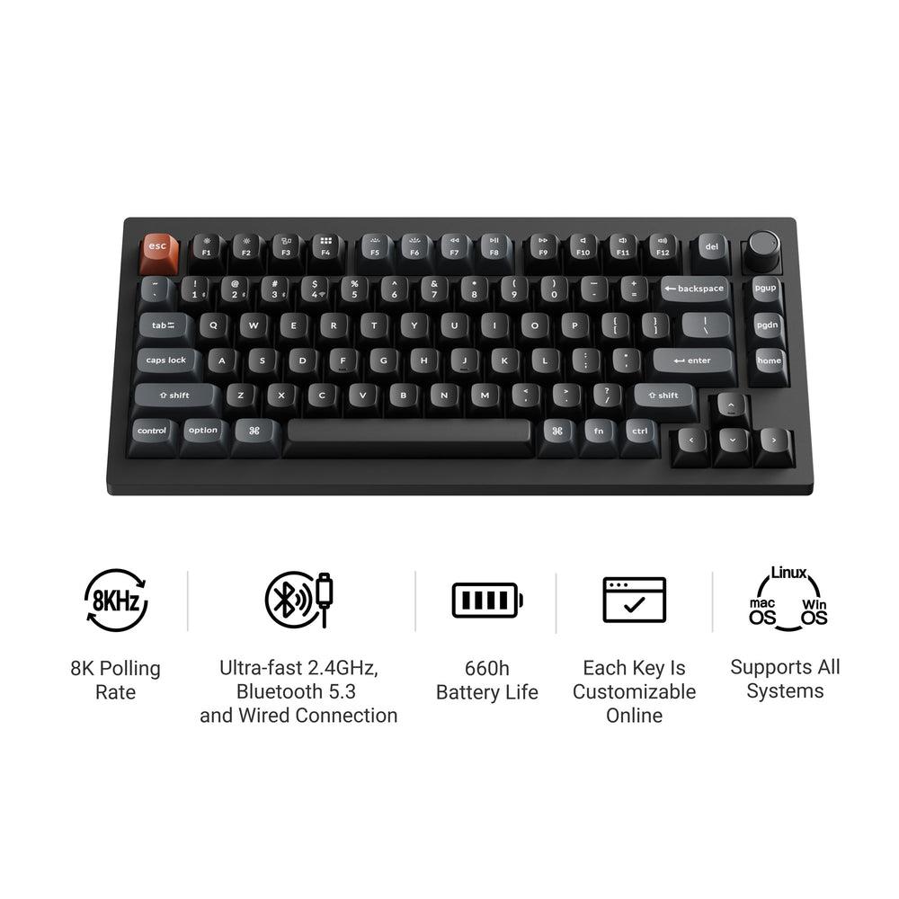KEYBOARD WRL V1 ULTRA/BLACK V1U-D4 KEYCHRON - Image 2