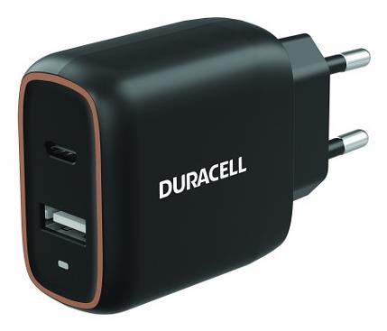 MOBILE CHARGER WALL 20W/BLACK DRACUSB19-EU DURACELL - Image 2