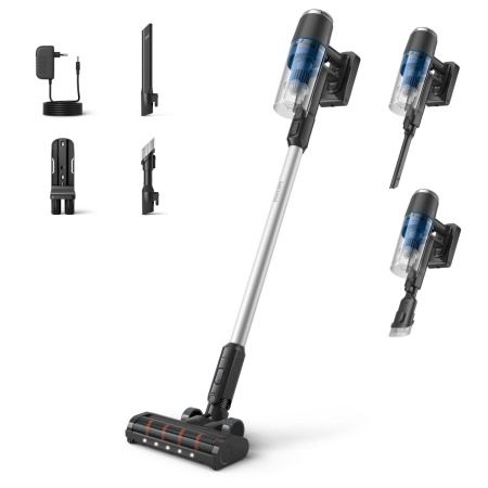 Vacuum Cleaner PHILIPS XC3032/01 Dry Stick vacuum Blue Bagless Battery XC3032/01