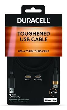 CABLE LIGHTNING TO USB 2M/DRU5022A DURACELL - Image 3