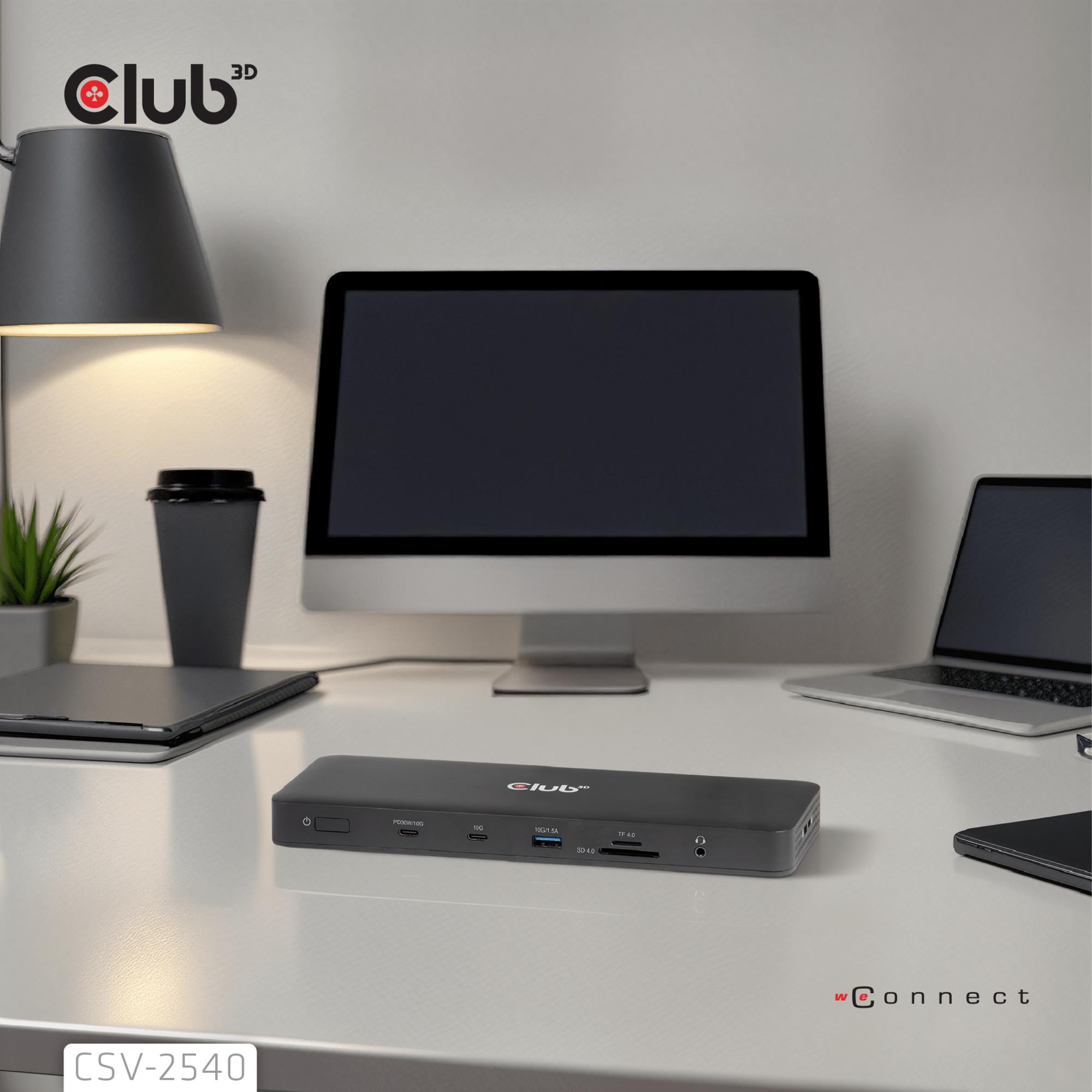 NB ACC DOCKING STATION 14IN1/USB-C 150W CSV-2540 CLUB3D - Image 4