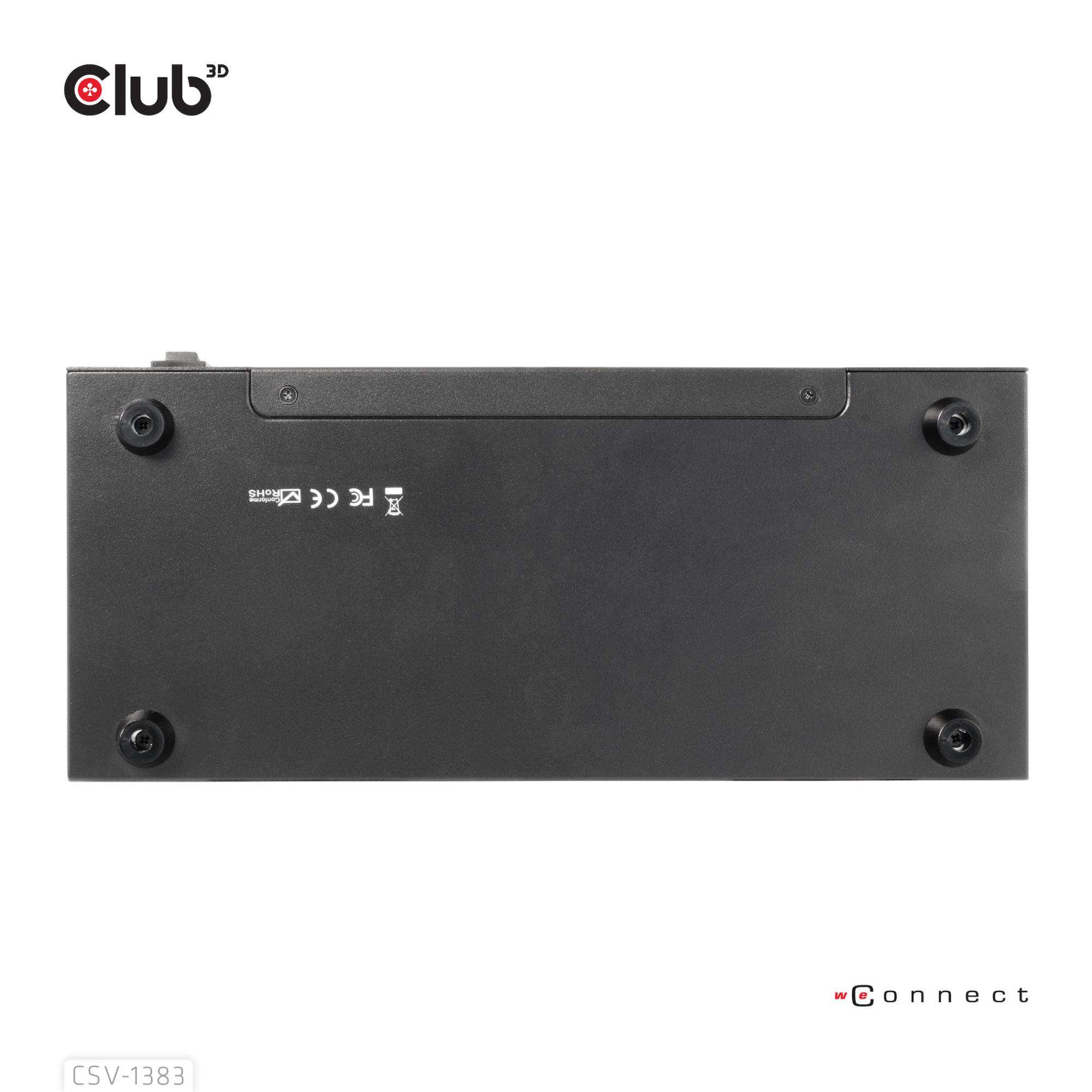 VIDEO SPLITTER HDMI 8PORT/3D 4K 60HZ CSV-1383 CLUB3D - Image 5