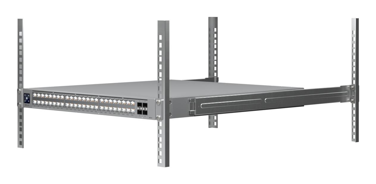 Switch UBIQUITI Switch type Managed Switch layer L2/L3 Rack mounting Yes Stackable Yes Form factor 1U 48xRJ-45 ports RJ-45 Ports Type 10G Ethernet (100/1000/10000) 16x2.5G Ethernet (copper) ports quantity 32x10G Ethernet (copper) ports quantity 4xSFP28 ports quantity 10G support Yes USW-PRO-XG-48 - Image 8