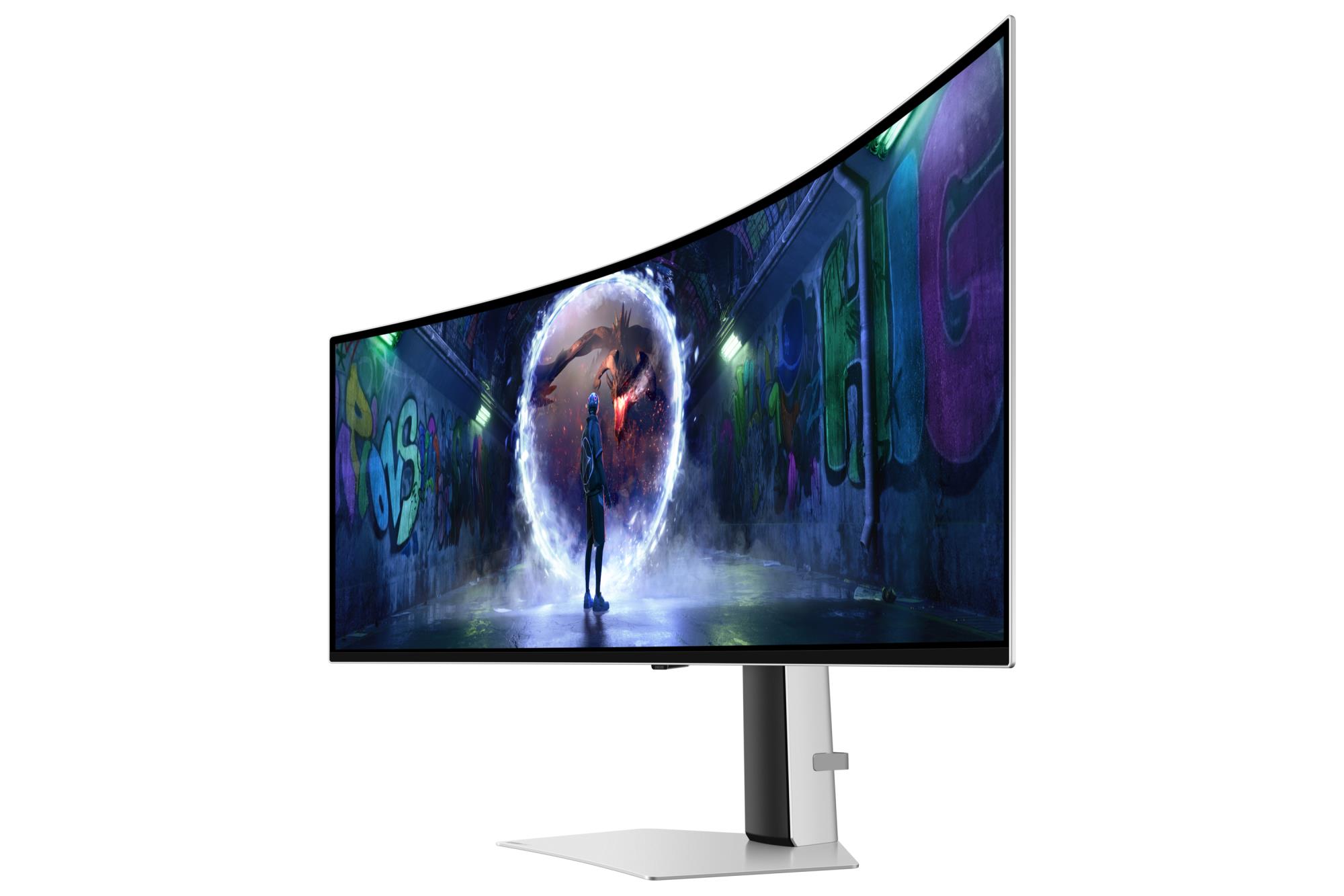 Monitor SAMSUNG Odyssey G9 G93SD 49" Gaming/Curved Panel OLED 5120x1440 32:9 240 Hz 0.03 ms Colour White LS49DG934SUXEN - Image 5
