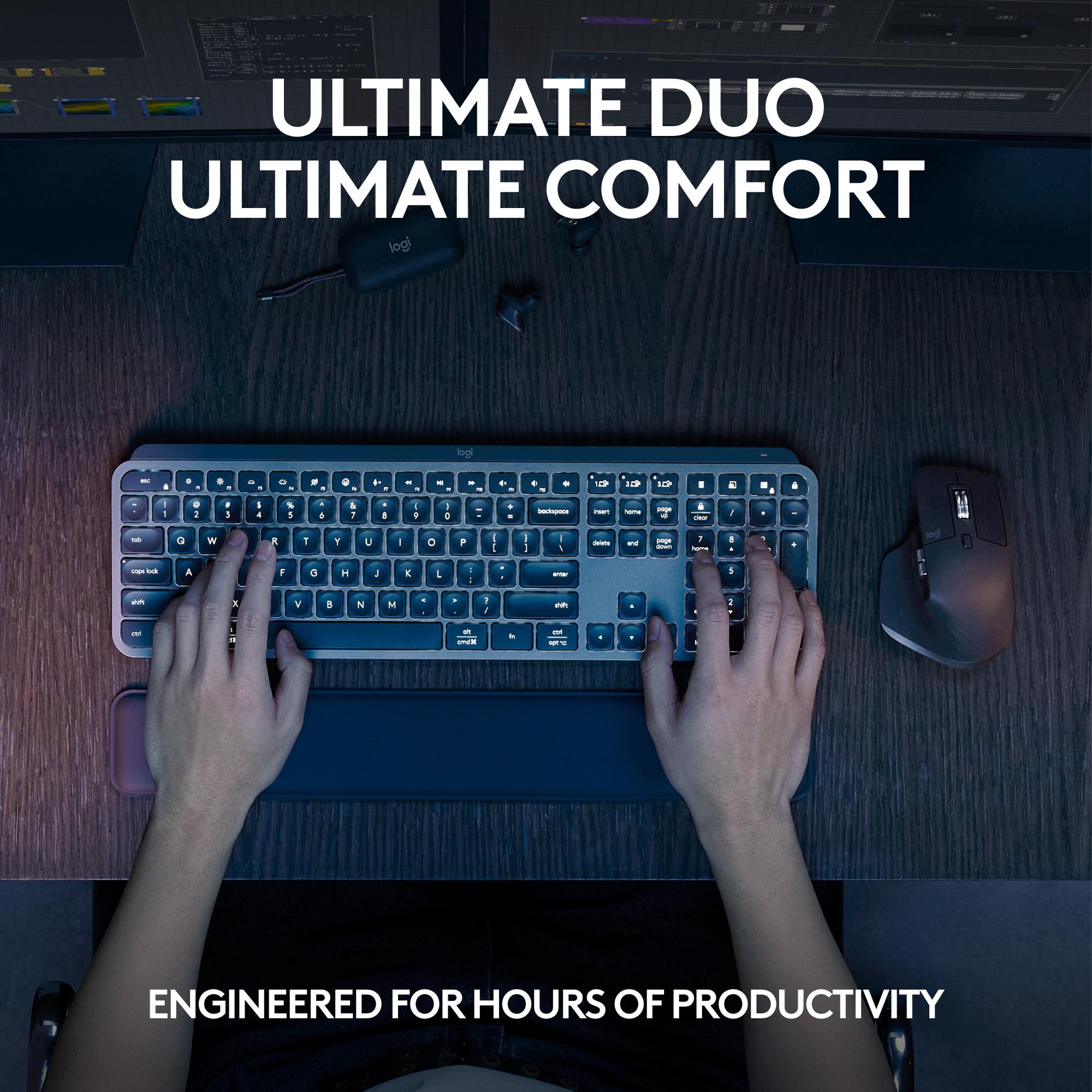 KEYBOARD +MOUSE COMBO MXKEYS S/BLACK 920-011614 LOGITECH - Image 7