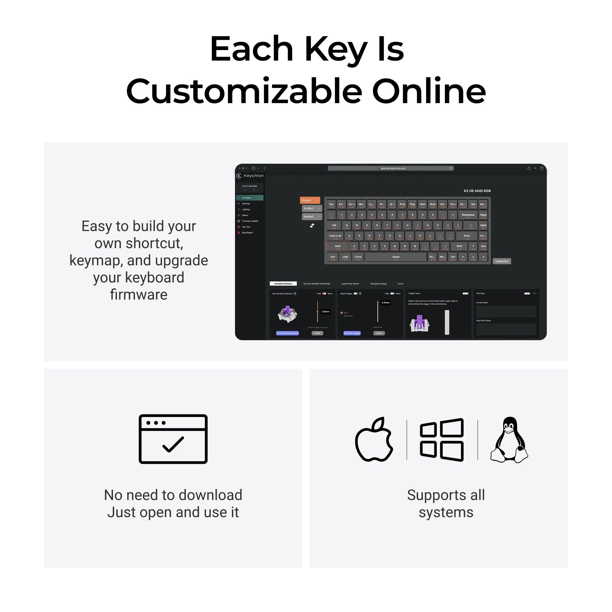 KEYBOARD WRL K2 HE/BLACK K2H-J1 KEYCHRON - Image 7