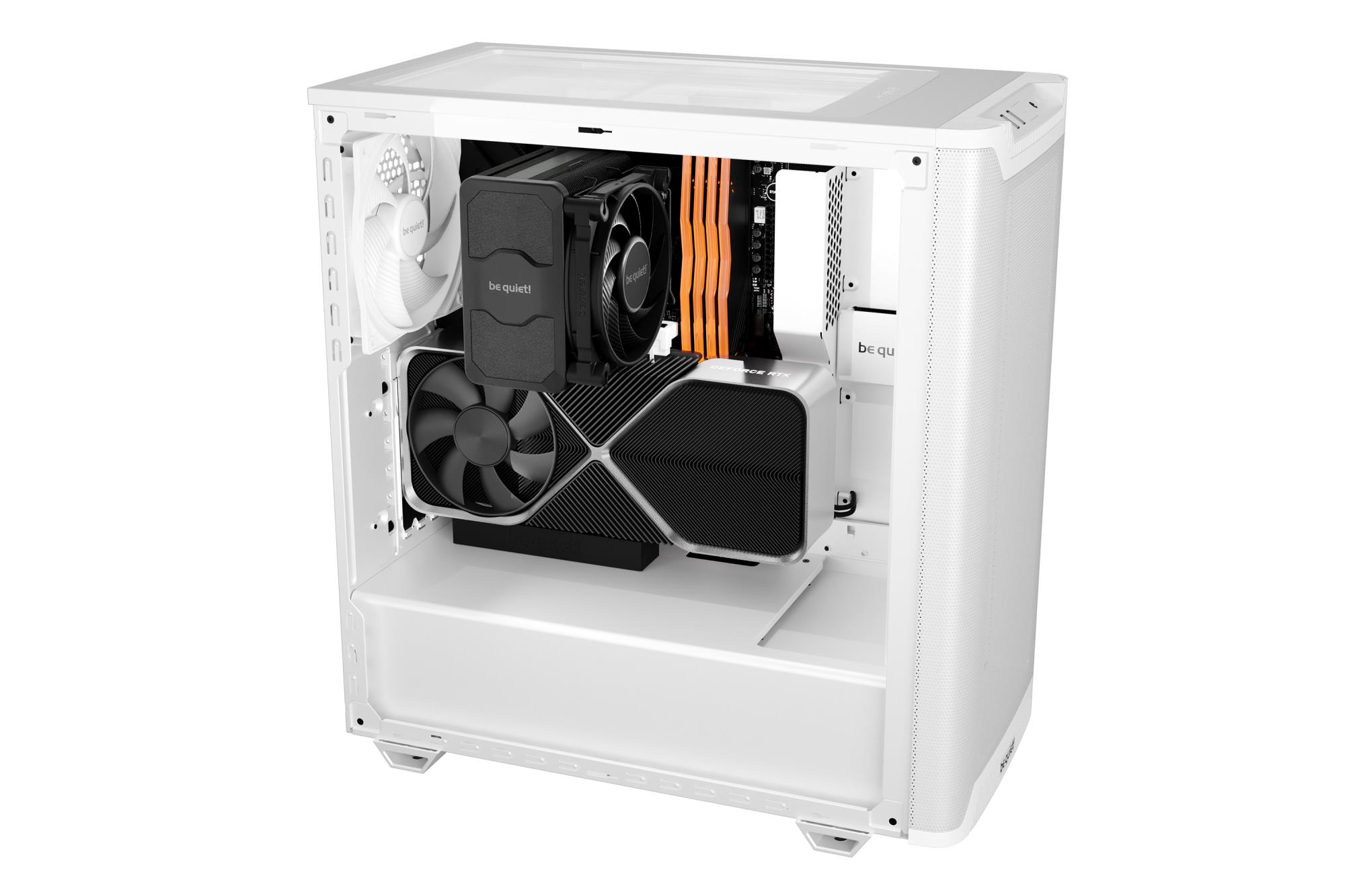 Case BE QUIET BGW75 MidiTower Case product features Transparent panel Not included ATX MicroATX MiniITX Colour White BGW75 - Image 5