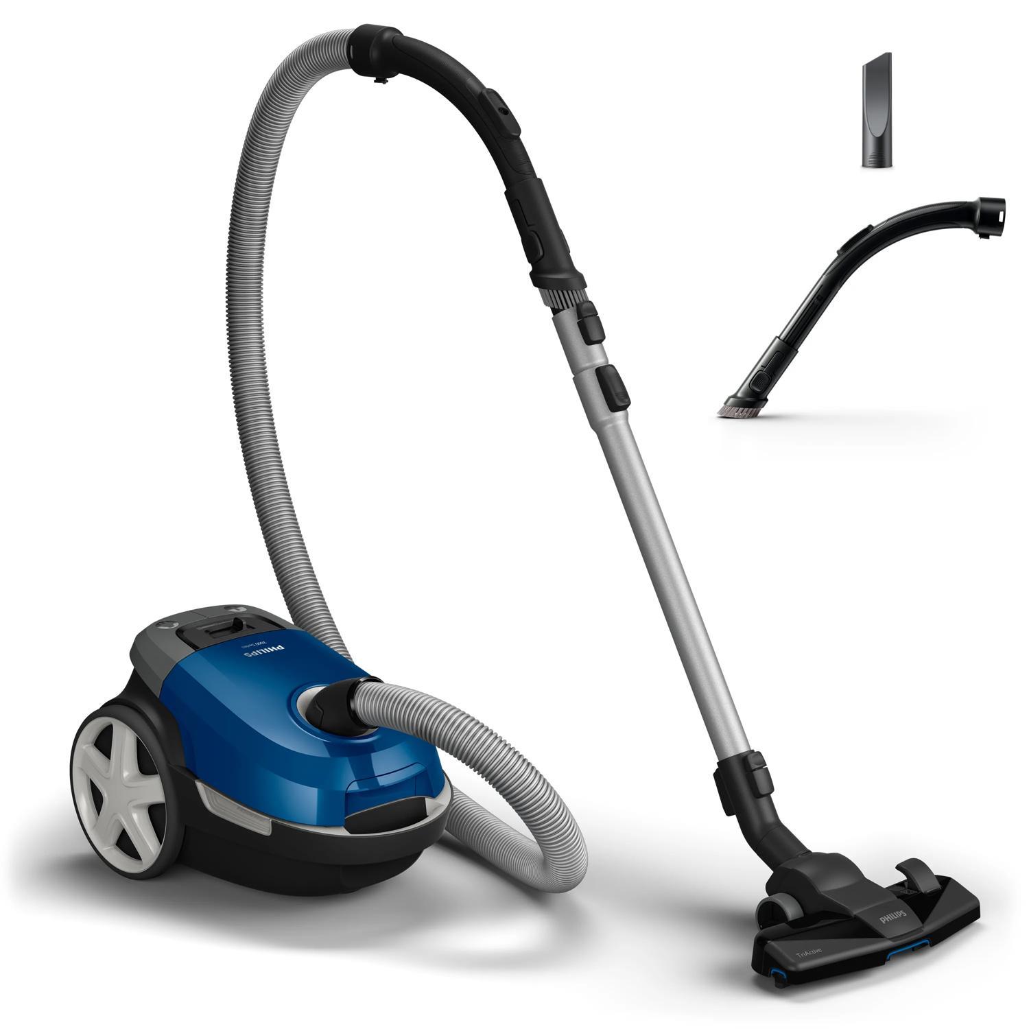 Vacuum Cleaner PHILIPS XD3110/09 Cordless/Bagged 900 Watts Capacity 3 l Noise 79 dB Black / Blue Weight 4.6 kg XD3110/09