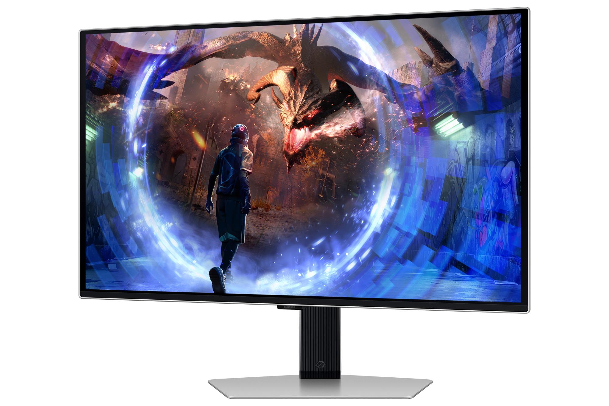 Monitor SAMSUNG 27 " 2560 x 1440 pixels Quad HD Native aspect ratio 16:9 OLED Flat LS27DG602SUXEN - Image 2