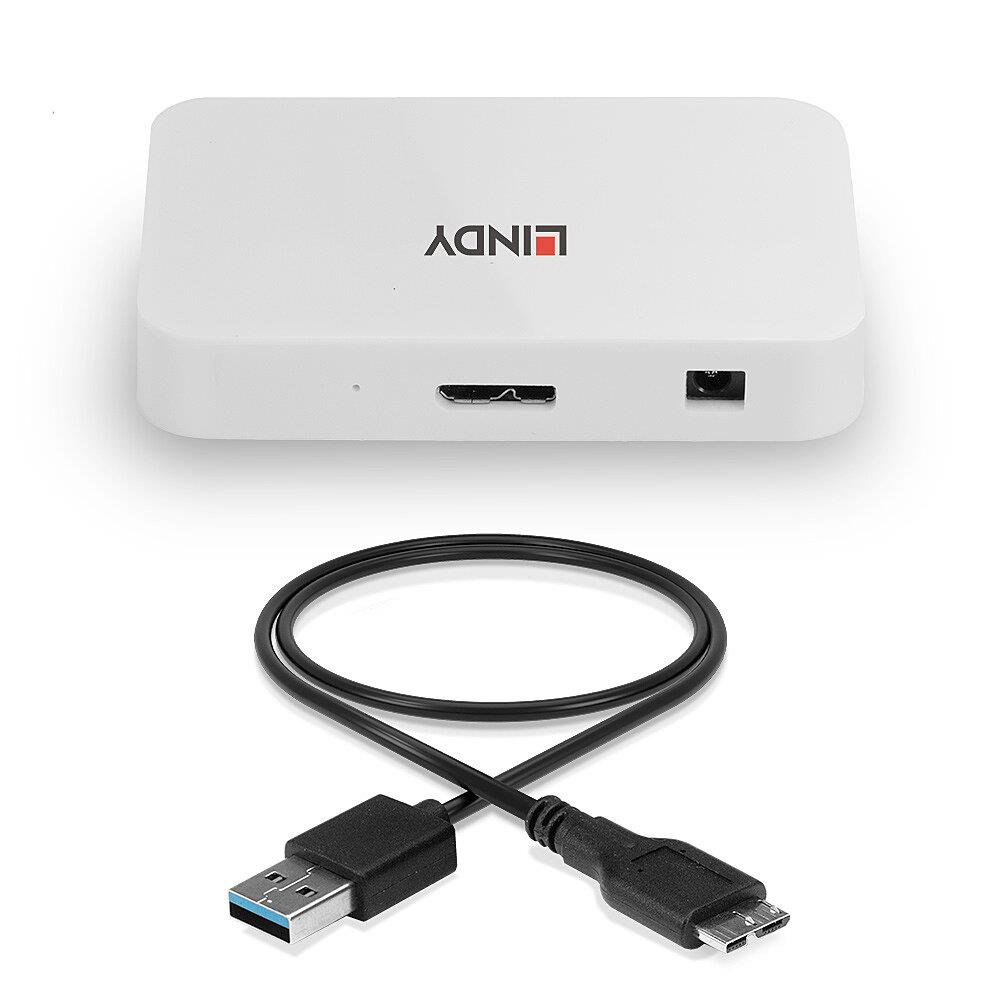 I/O HUB USB3 4PORT/43143 LINDY - Image 6