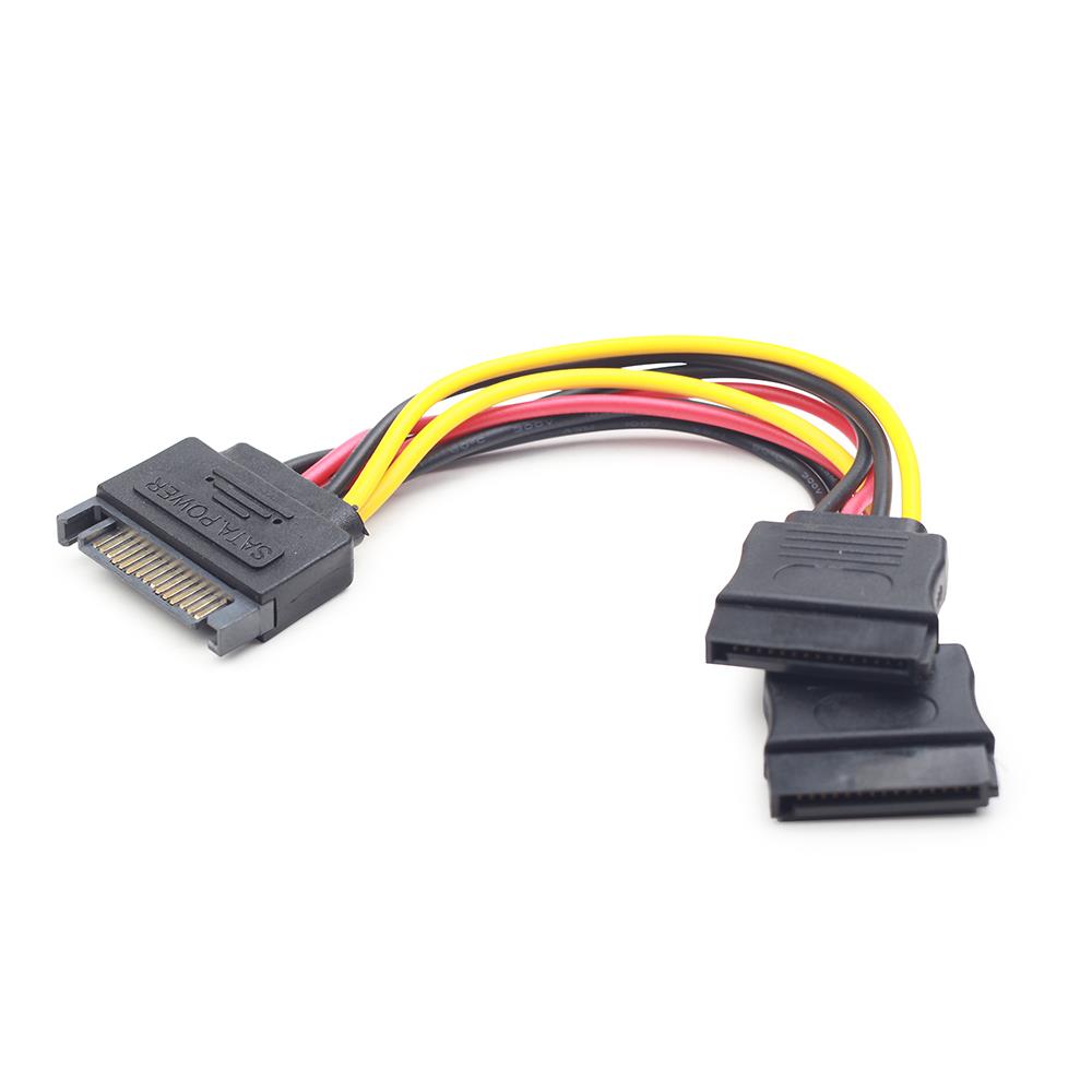 CABLE POWER SPLITTER SATA/0.15M CC-SATAM2F-01 GEMBIRD - Image 2