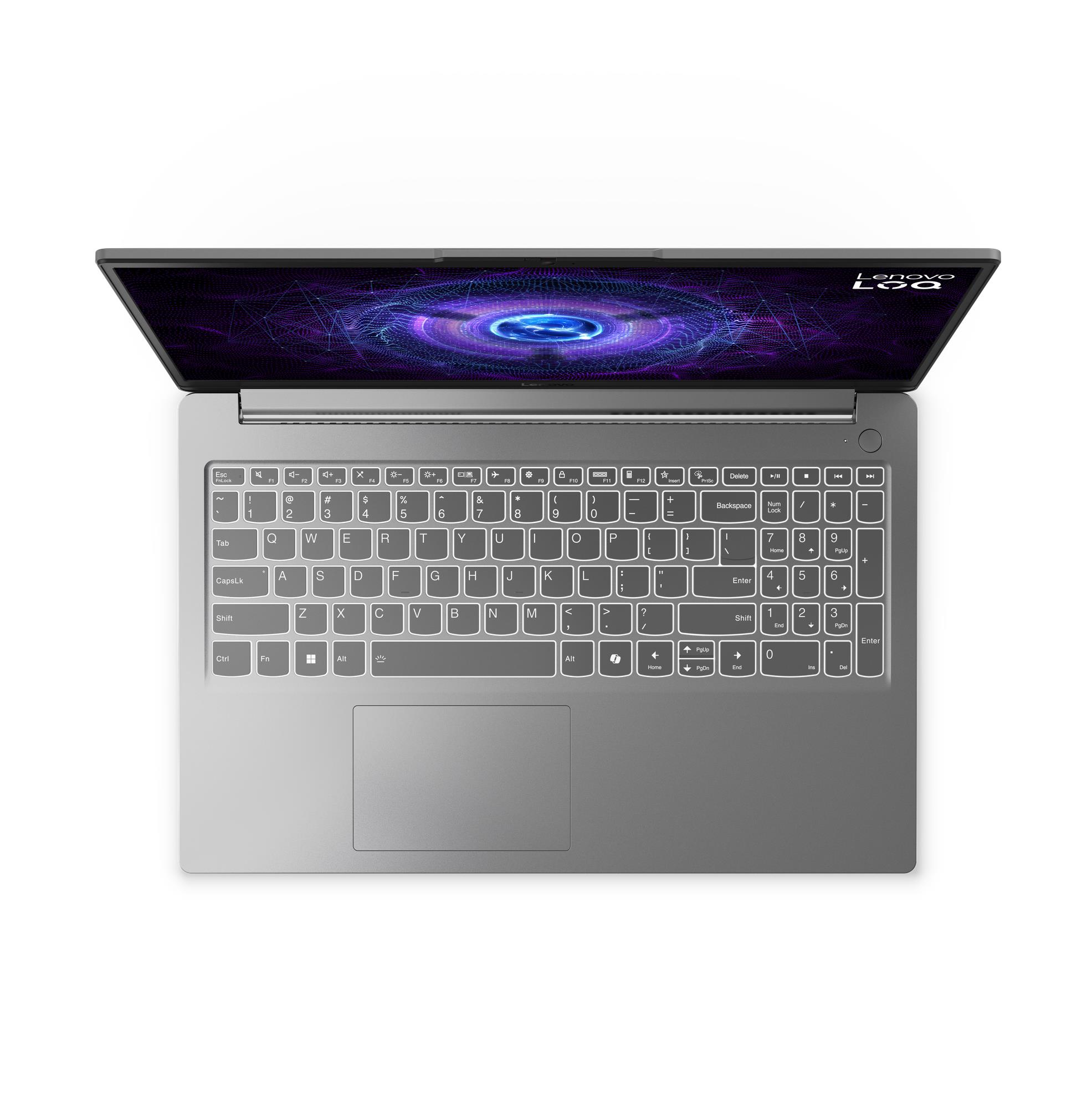 Notebook LENOVO LOQ 15IAX9E CPU Core i5 i5-12450HX 2400 MHz 15.6" 1920x1080 RAM 16GB DDR5 4800 MHz SSD 512GB NVIDIA GeForce RTX 2050 4GB ENG Card Reader 3-in-1 Grey 1.77 kg 83LK007APB - Image 10