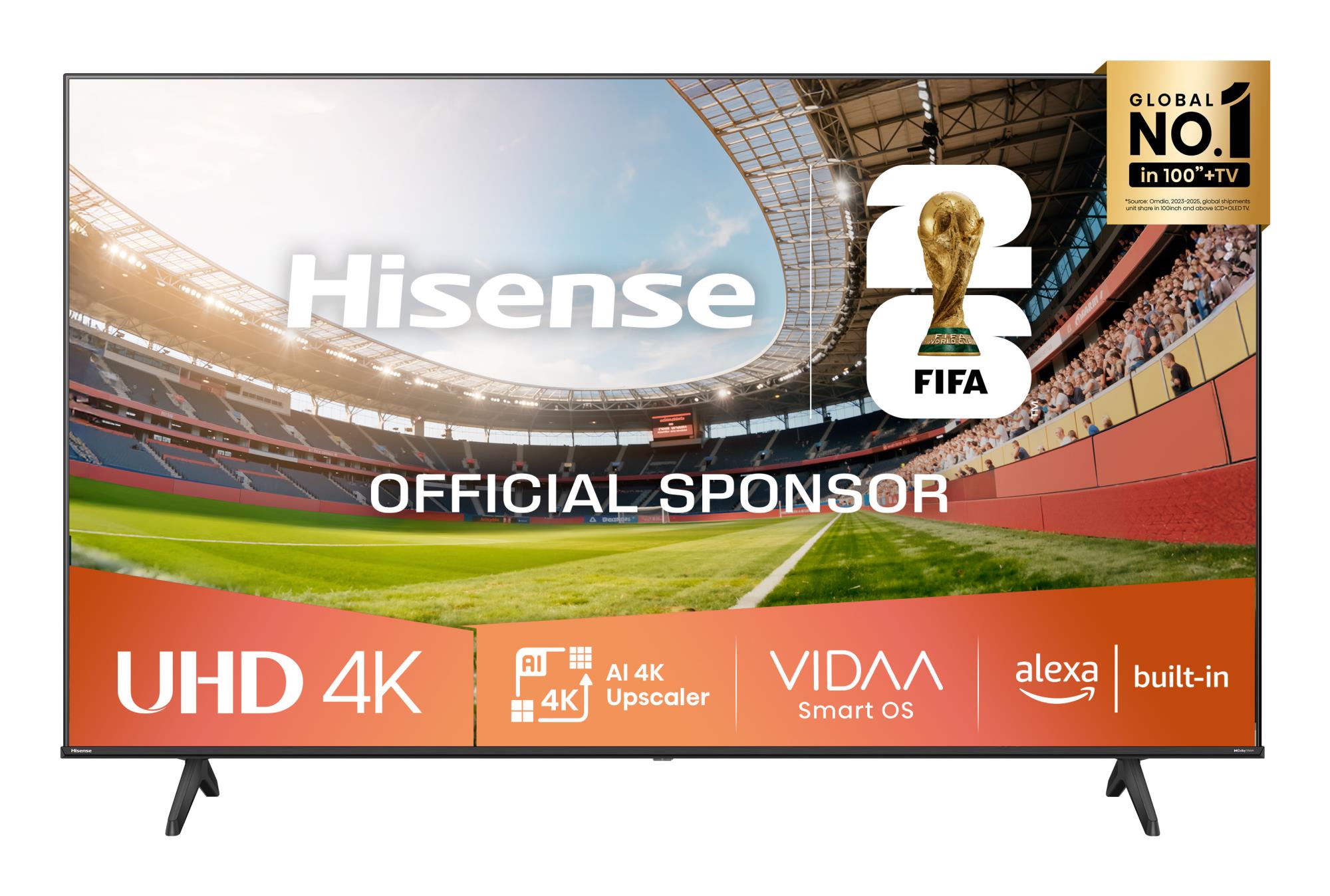 TV Set HISENSE 58 " 4K Ultra HD 3840 x 2160 pixels Flat 16:9 LED 58A6Q