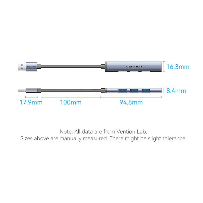 I/O HUB 4-IN-1 USB 3.0 MINI/0.15M CKOHB VENTION - Image 11