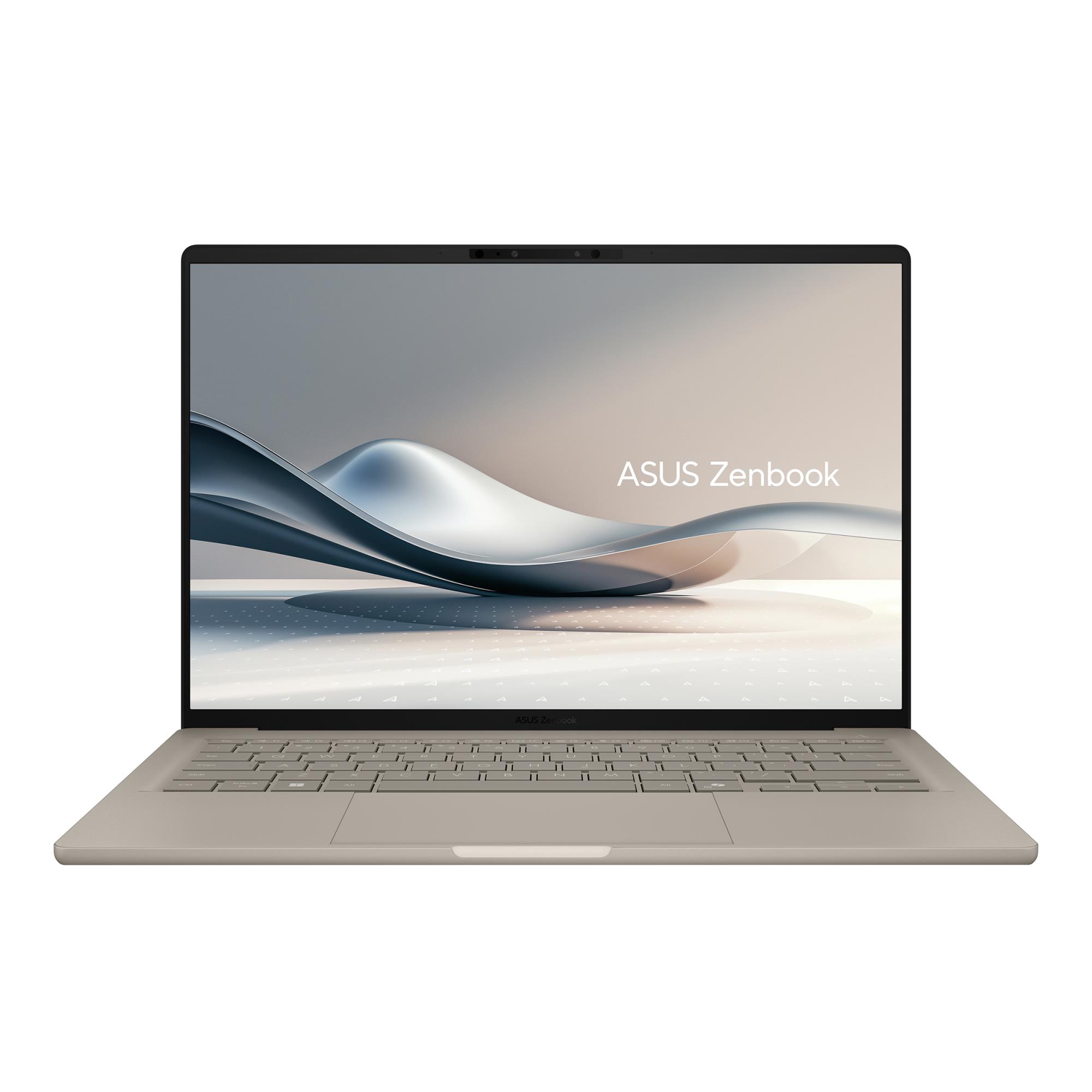 Notebook ASUS ZenBook Series UX3407QA-QD202W CPU Qualcomm Snapdragon X1-26-100 3 GHz 14 " 1920 x 1200 pixels RAM 16 GB LPDDR5x-SDRAM SSD 512 GB Discrete graphics Not available On-board graphics Yes OS installed Windows 11 Home Colour Beige Weight 980 g 90NB1501-M00E30