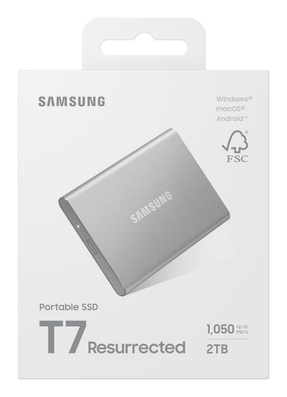 External SSD SAMSUNG Read speed 1050 MB/s Write speed 1000 MB/s 2000 GB MU-PD2T0G/WW - Image 8