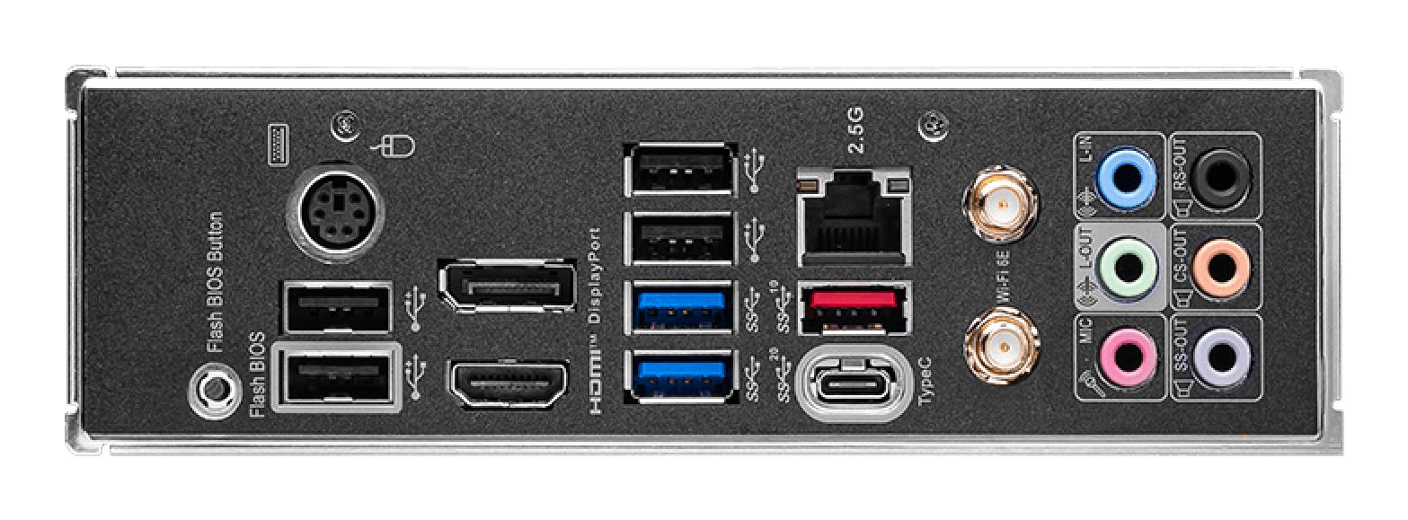Mainboard MSI Intel Z790 LGA1700 ATX Memory DDR5 Memory slots 4 1xPCI-Express 1x 3xPCI-Express 16x 4xM.2 1xHDMI 1xDisplayPort 4xUSB 2.0 3xUSB 3.2 1xUSB-C 1xPS/2 6xAudio port Z790GAMINGPLUSWIFI - Image 5