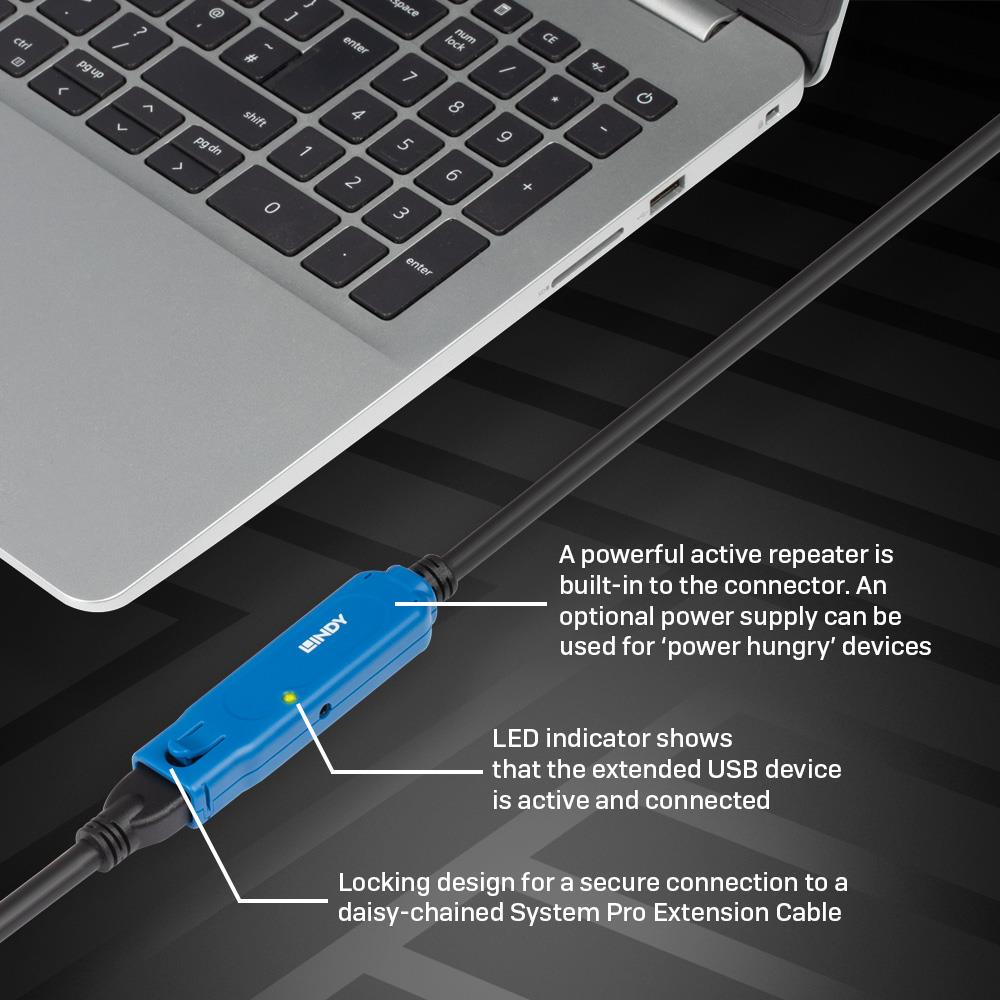 CABLE USB3 EXTENSION 15M/43229 LINDY - Image 5