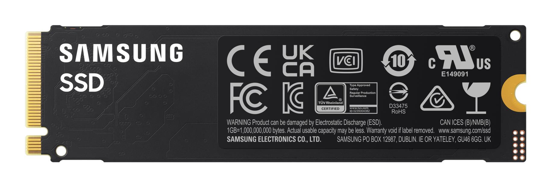 SSD SAMSUNG 990 2 TB M.2 PCI Express 4.0 NVMe Yes Write speed 6450 MB/s Read speed 7250 MB/s MTBF 1500000 h Box MZ-V9V2T0BW - Image 10