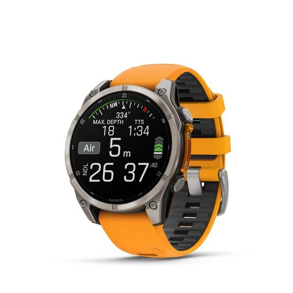 SMARTWATCH FENIX 8 SAPPHIRE/ORANGE 010-02904-11 GARMIN - Image 5