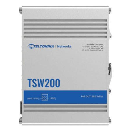 Switch TELTONIKA TSW2000000B0 PoE ports 8 240 Watts TSW200