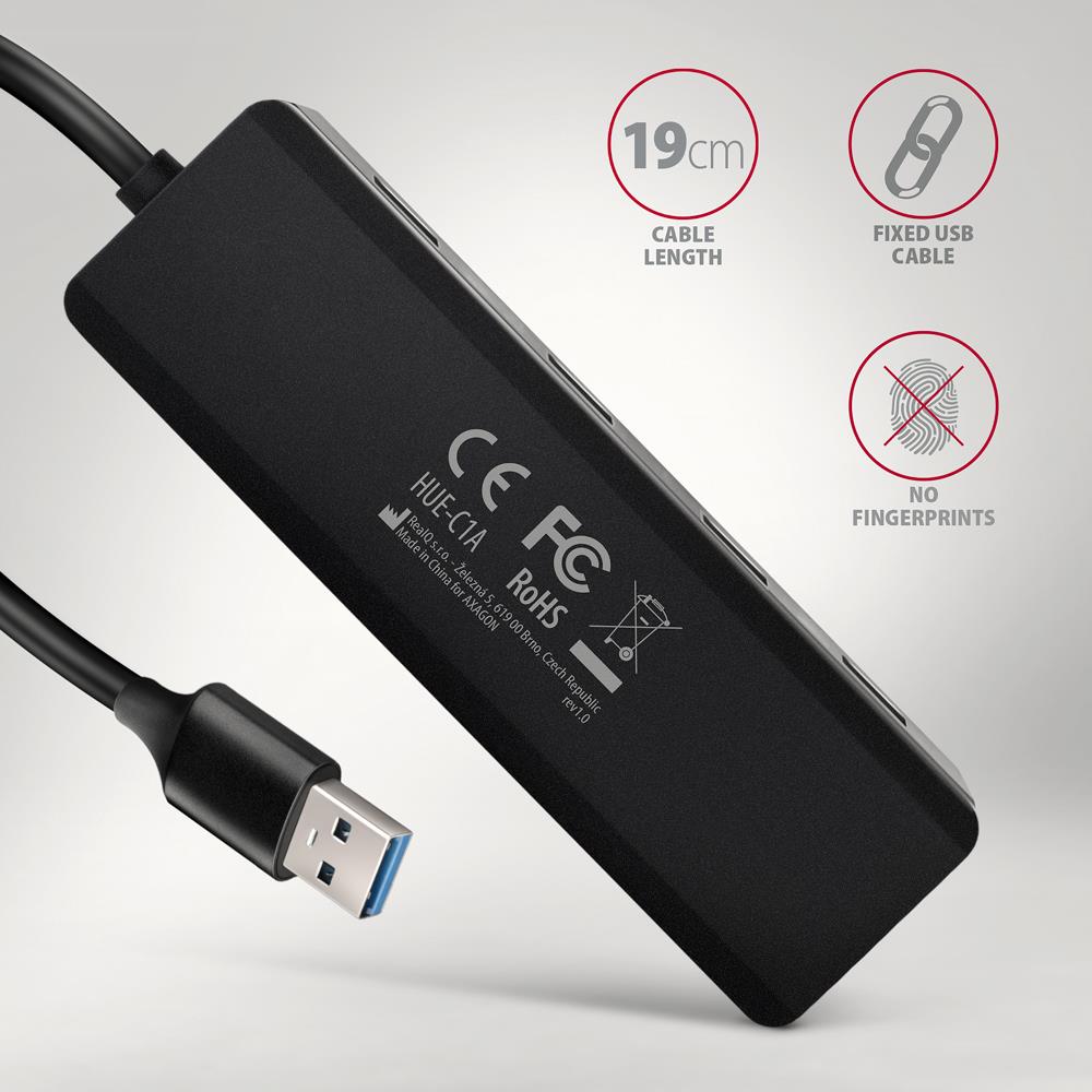 I/O HUB USB TRAVEL/0.19M HUE-C1A AXAGON - Image 10