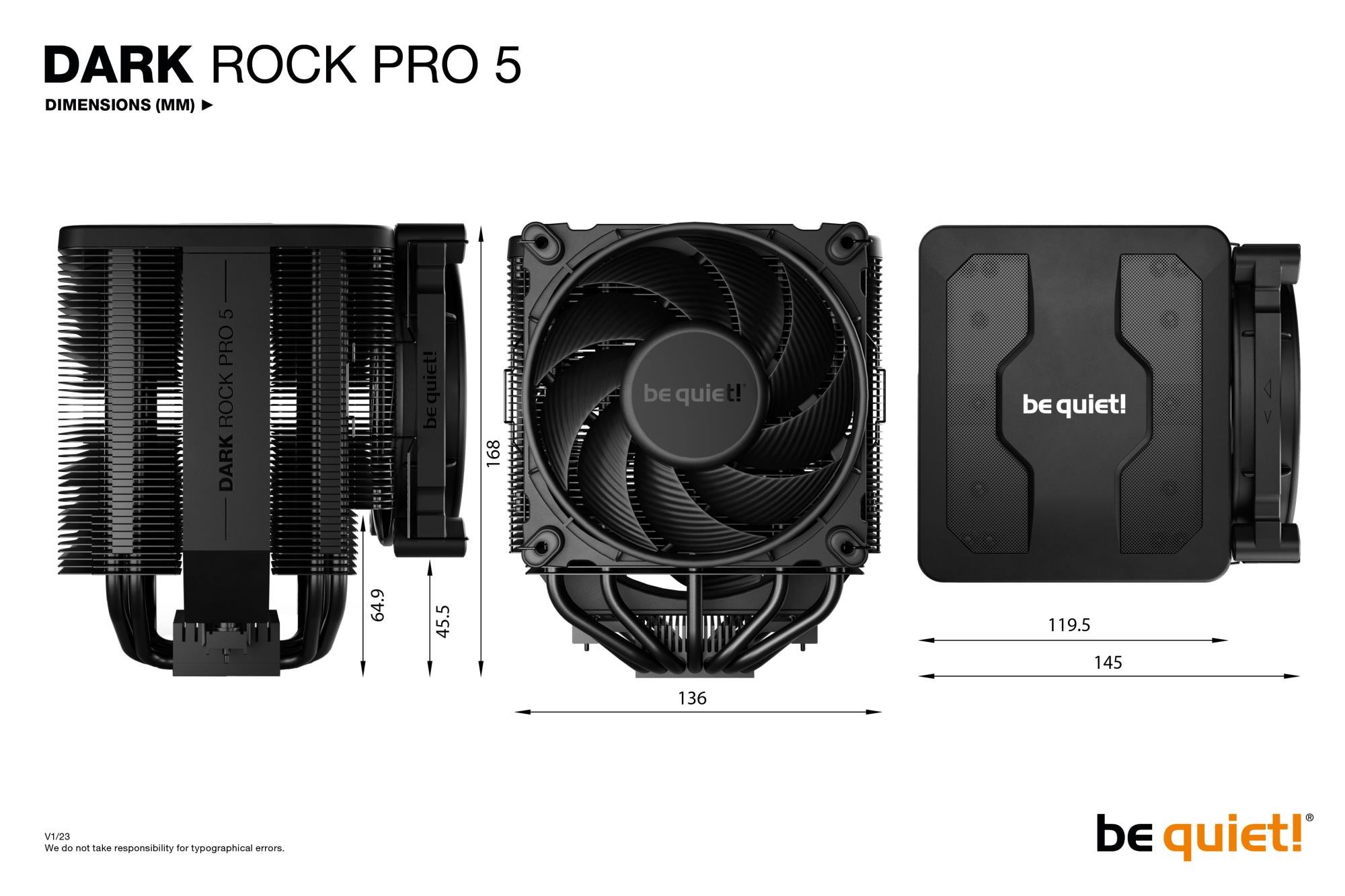 CPU COOLER S_MULTI/DARK ROCK PRO 5 BK036 BE QUIET - Image 9