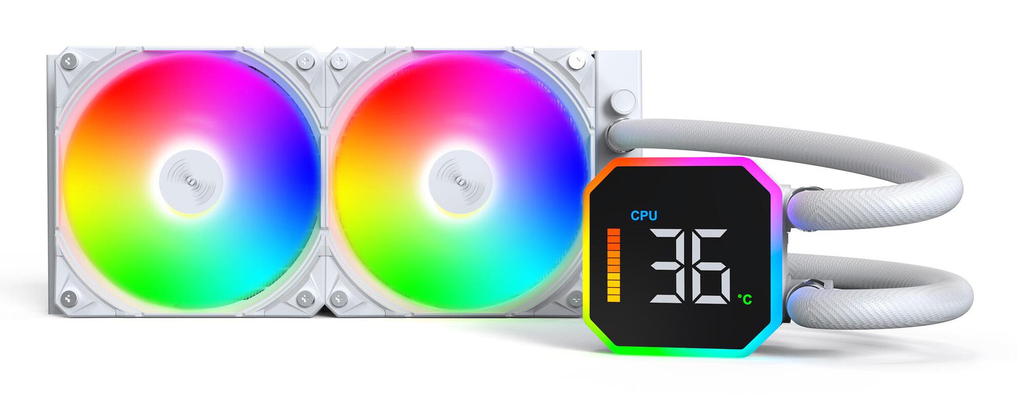 CPU COOLER MULTI SOCKET WHITE/HYPERFLOW DIGITAL 240 MONTECH - Image 3