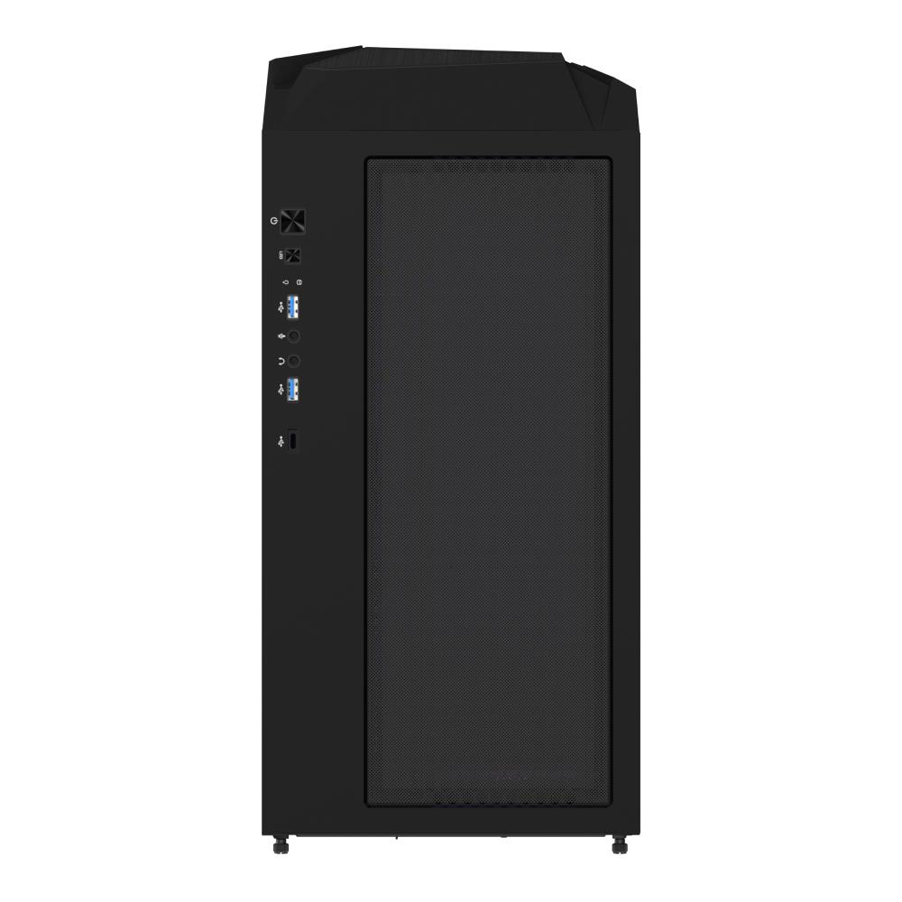 Case GIGABYTE C301G V2 BLACK MidiTower Case product features Transparent panel Not included ATX EATX MicroATX MiniITX Colour Black C301GV2 - Image 6