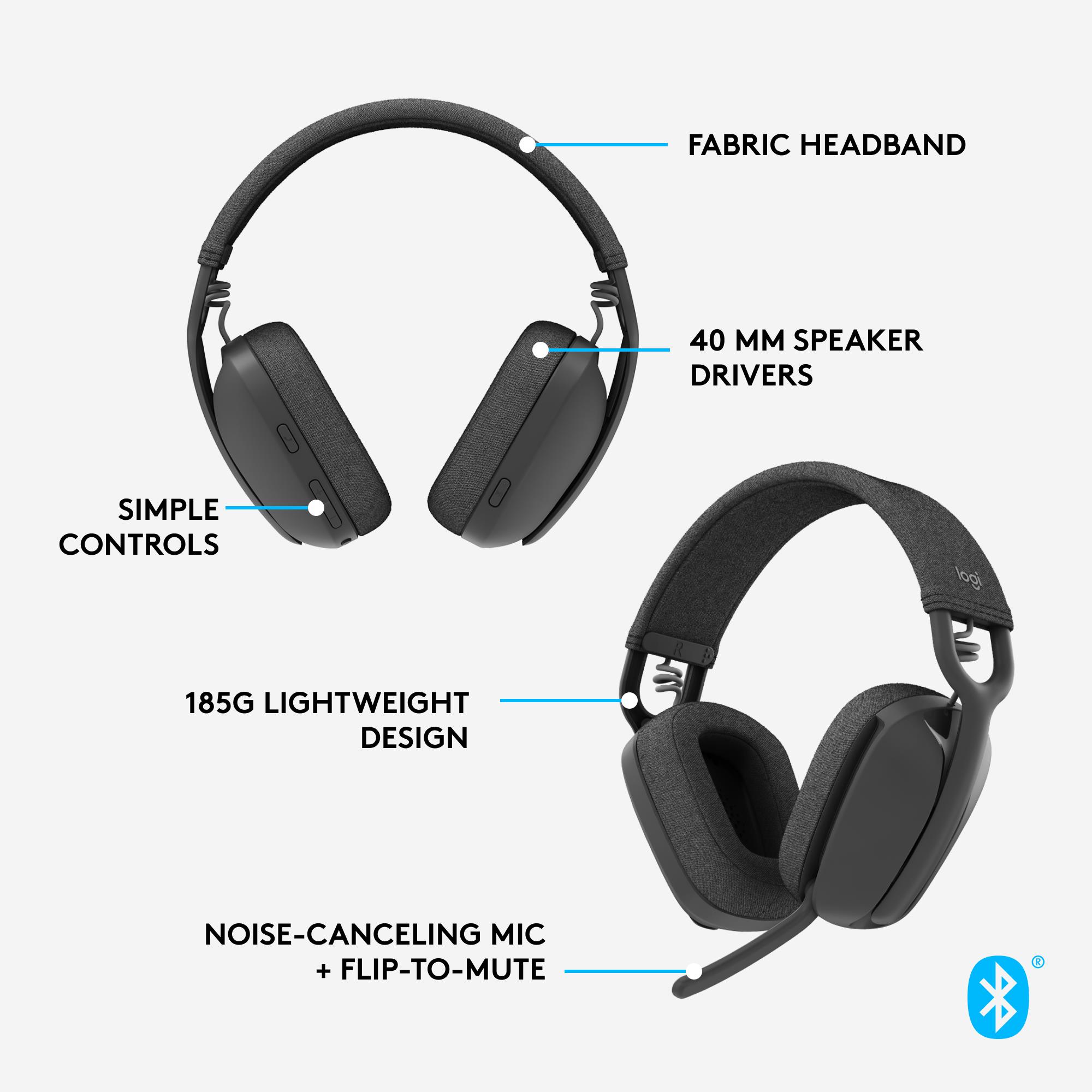 HEADSET ZONE VIBE 100 WRL/BLACK 981-001213 LOGITECH - Image 13