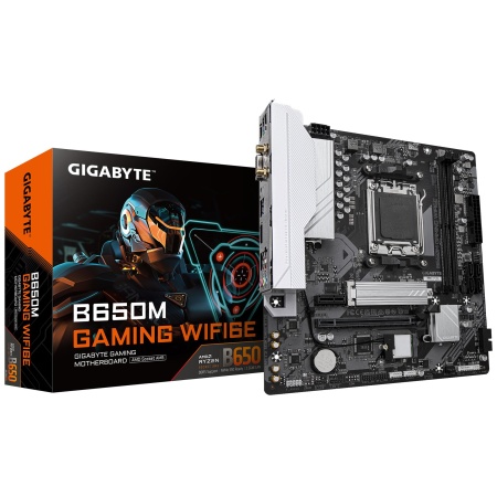 Mainboard GIGABYTE AMD B650 Socket AM5 micro ATX RAM DDR5-SDRAM 2xSlots Wi-Fi Yes Bluetooth Yes 1xNumber of M.2 (M) slots B650M GAMING WIFI6E (rev. 1.4) B650MGAMINGWIFI6E1.4