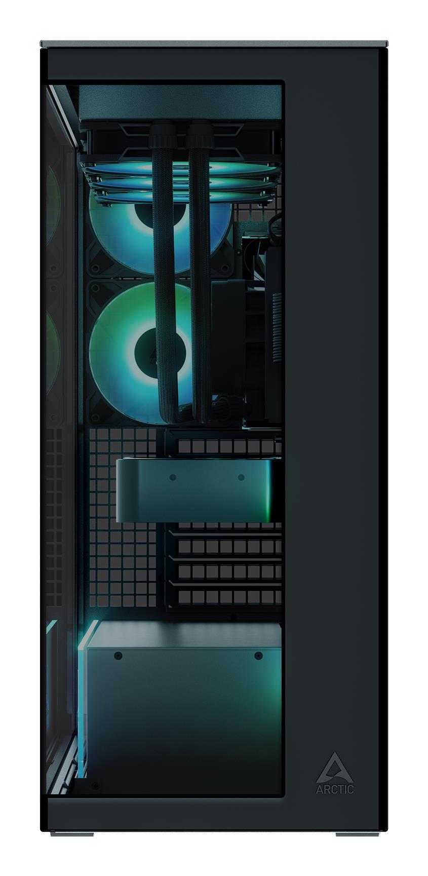 Case ARCTIC EATX Black Midi Tower PC ACPCC00015A - Image 3