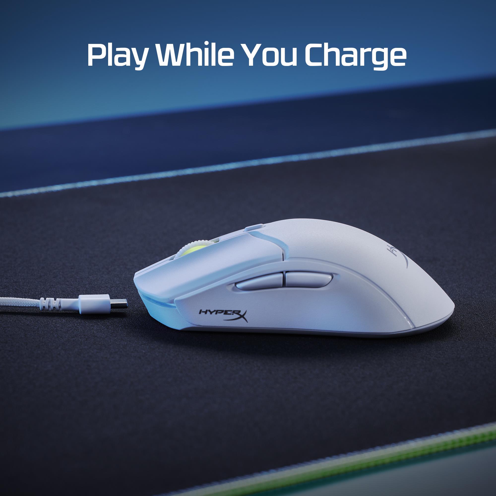 MOUSE USB OPTICAL WRL/PULSEFIRE HASTE 2 WHITE HYPERX - Image 5