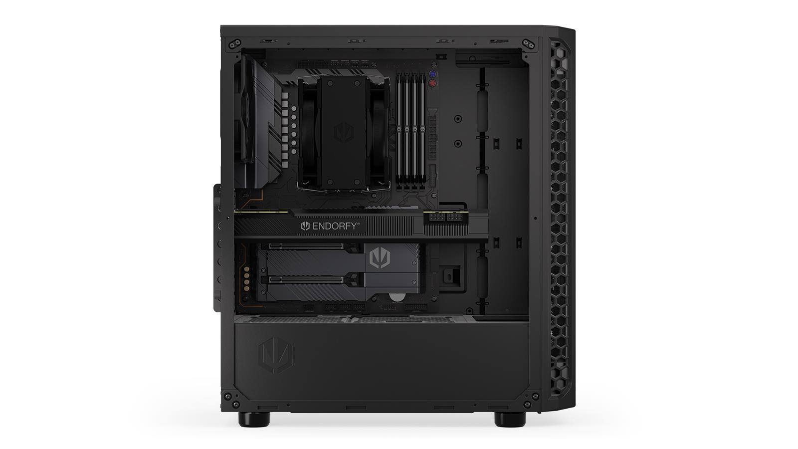 Case ENDORFY Signum 300 Solid MidiTower Not included ATX MicroATX MiniITX Colour Black EY2A003 - Image 8