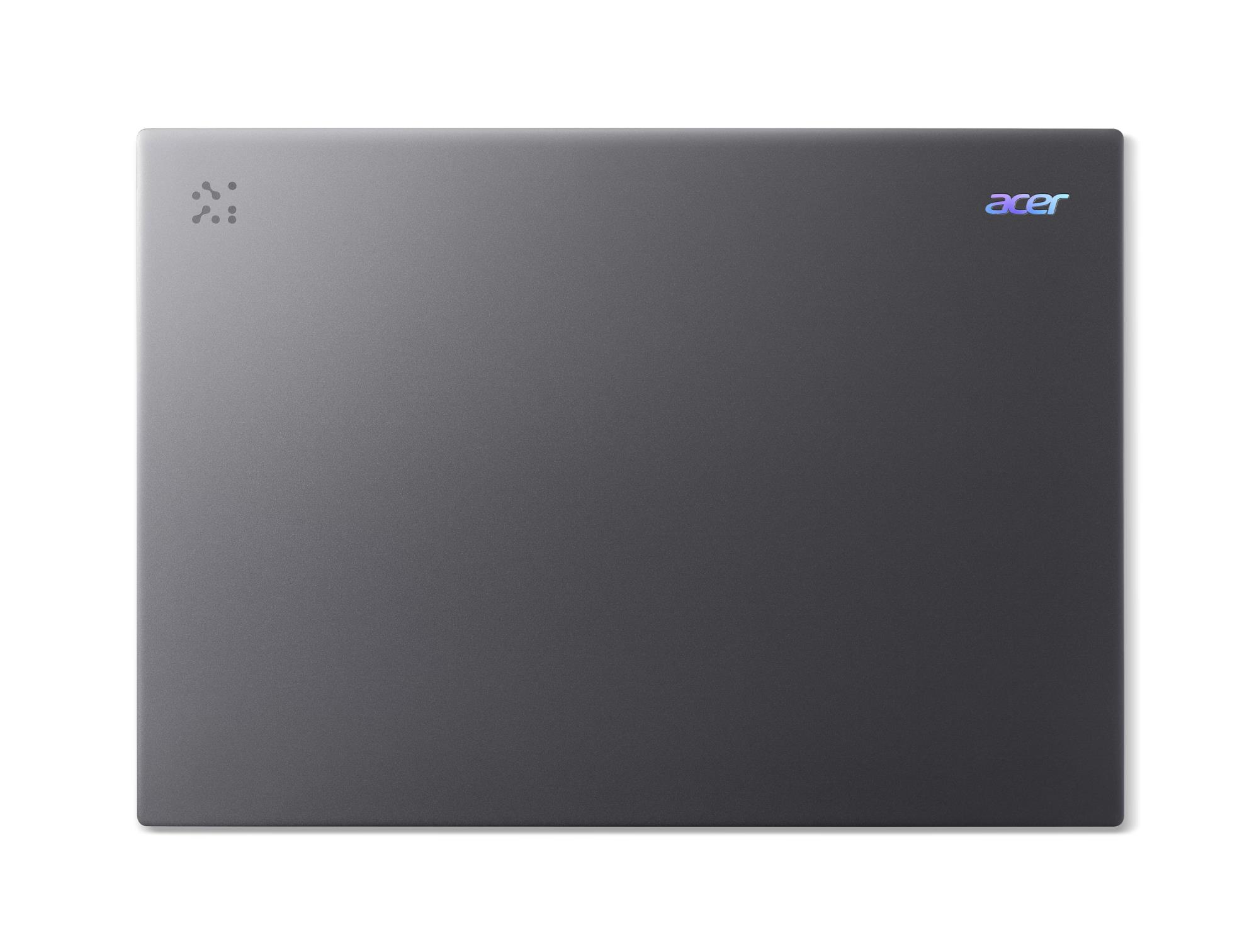 Notebook ACER Aspire Aspire 16 AI CPU Qualcomm Snapdragon X1-26-100 3 GHz 16 " 1920 x 1200 pixels RAM 16 GB LPDDR5x-SDRAM SSD 512 GB Discrete graphics Not available On-board graphics Yes Numeric keypad Yes OS installed Windows 11 Home Colour Grey Weight 1.55 kg NX.JLNEL.001 - Image 5