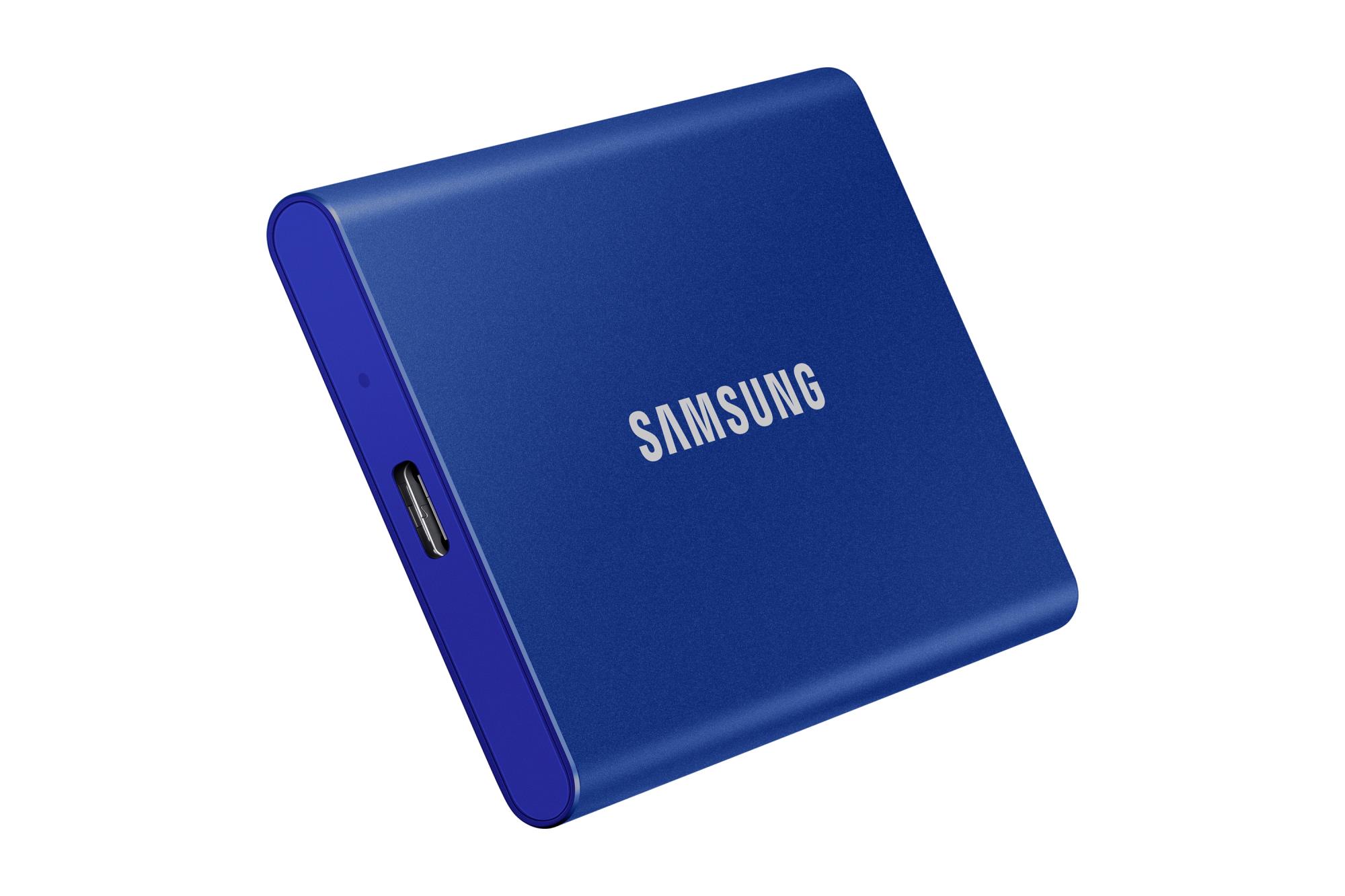 External SSD SAMSUNG T7 2TB USB 3.2 Write speed 1000 MBytes/sec Read speed 1050 MBytes/sec MU-PC2T0H/WW - Image 7
