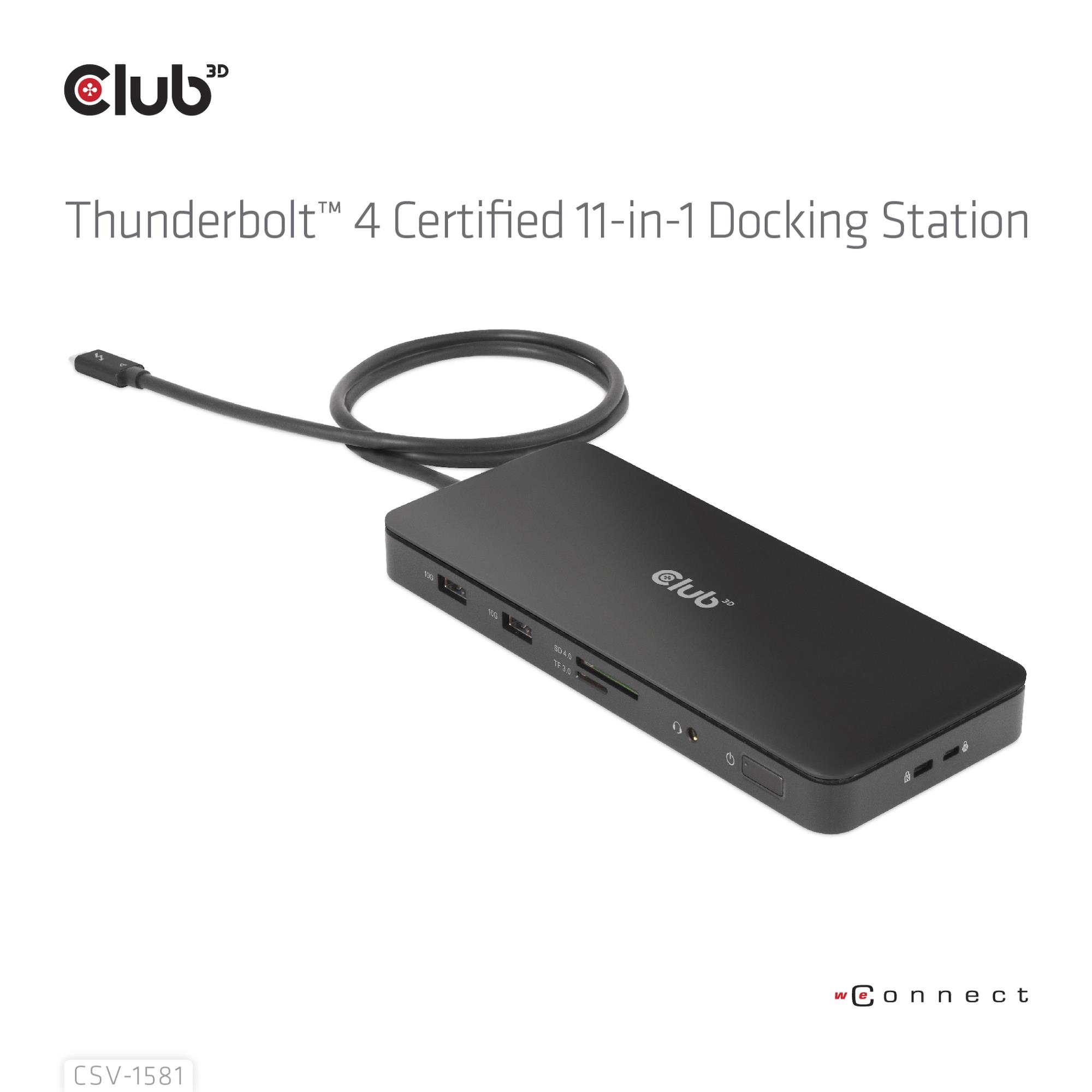 NB ACC DOCKING STATION 11IN1/THUNDERBOLT CSV-1581 CLUB3D - Image 15