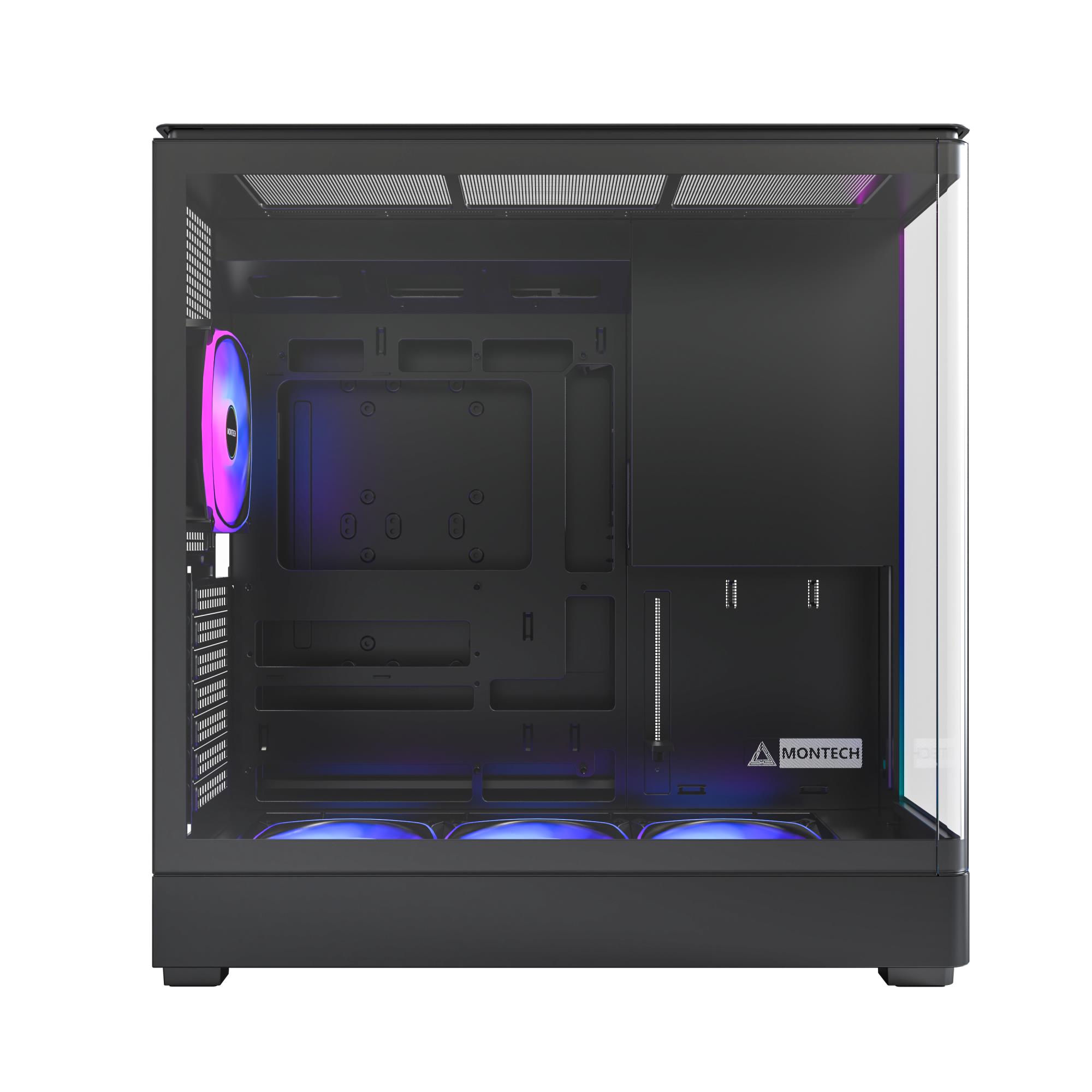Case MONTECH micro ATX/Mini-ITX Black Midi Tower PC KING 45 PRO KING45PRO(B) - Image 4