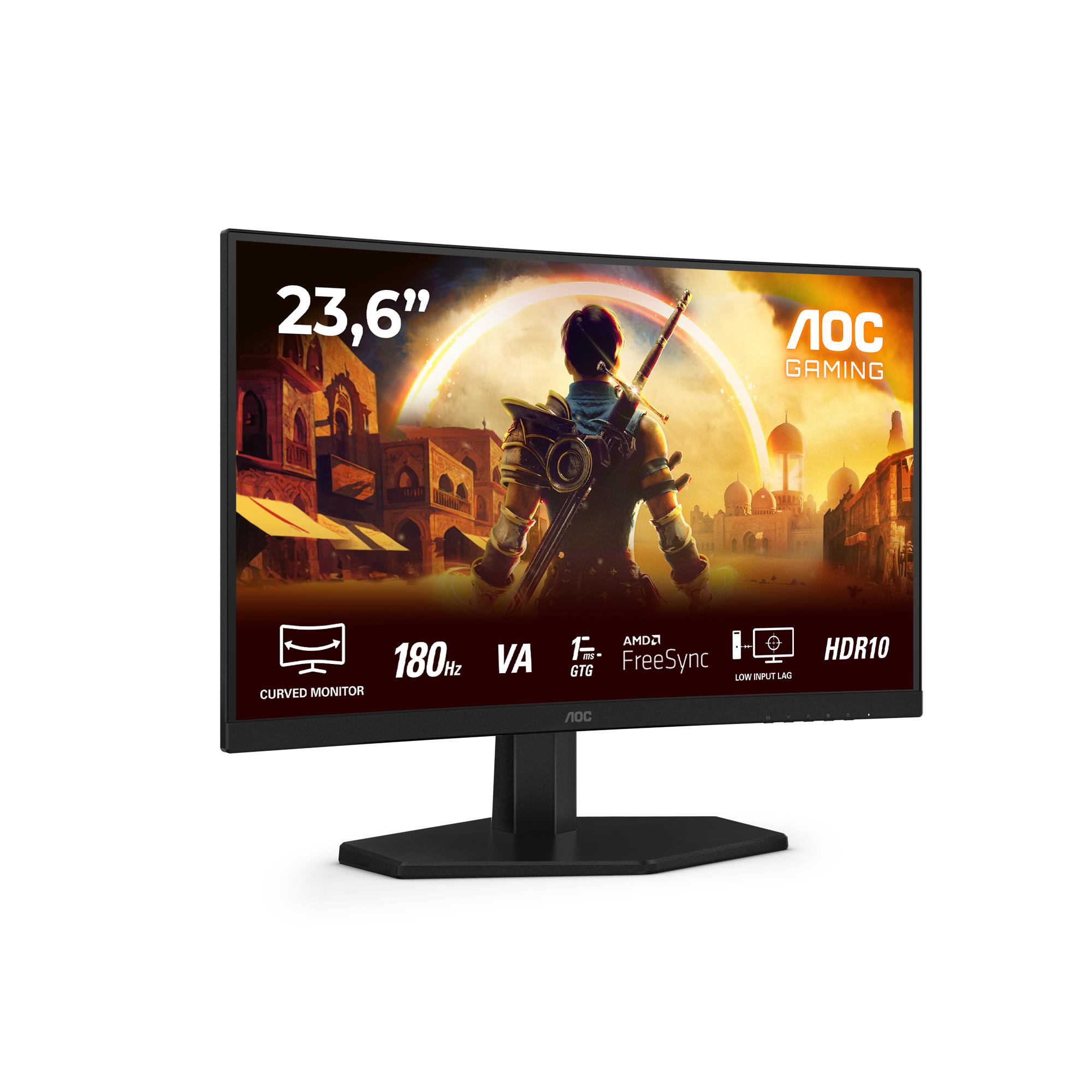 LCD Monitor AOC 23.6 " 1920 x 1080 pixels Full HD Native aspect ratio 16:9 LED Curved C24G42E - Image 2