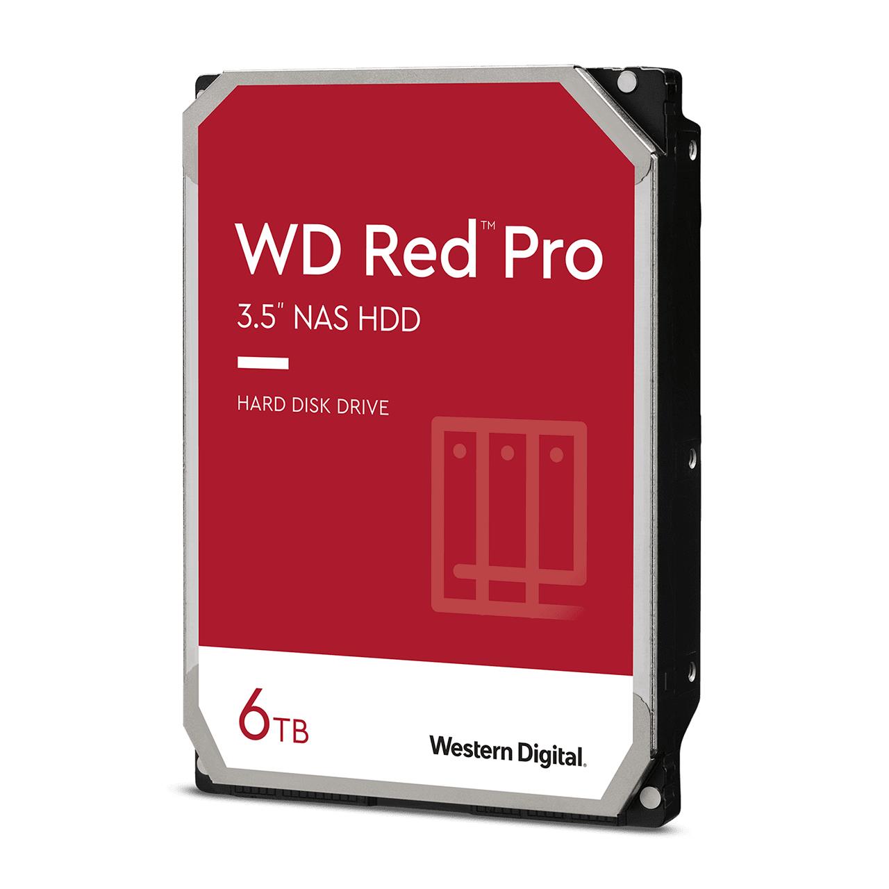 HDD WESTERN DIGITAL Red Pro 6TB SATA 3.0 256 MB 7200 rpm 3,5" WD6005FFBX