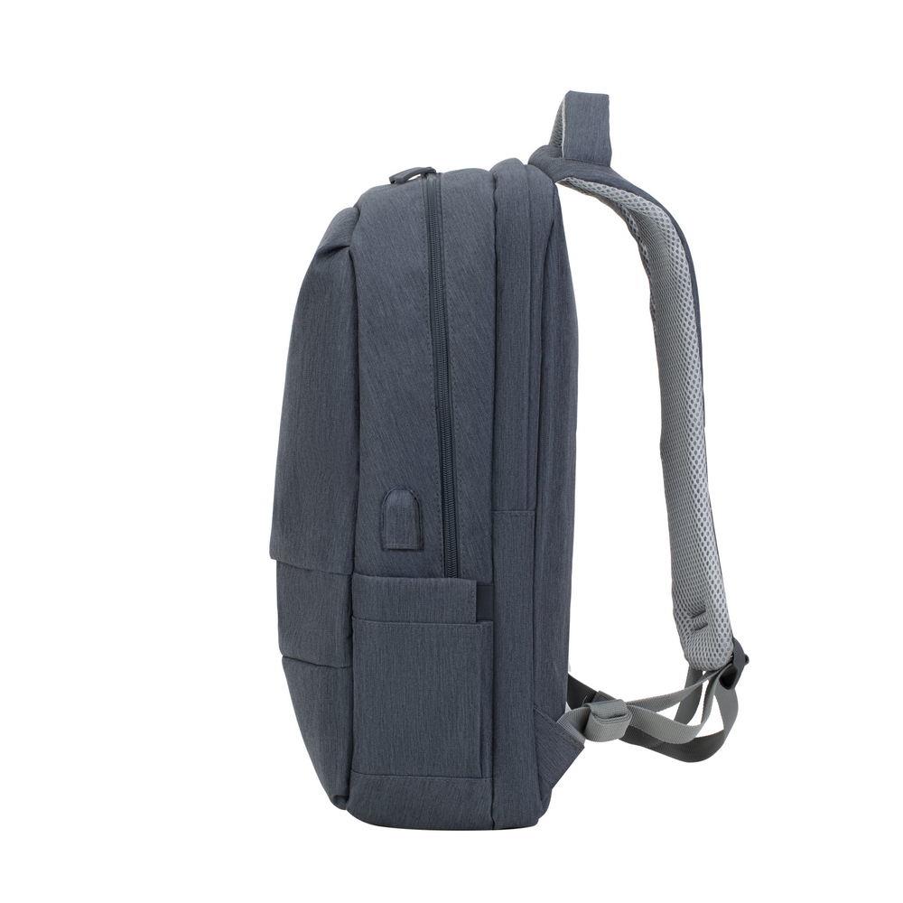 NB BACKPACK ANTI-THEFT 17.3"/7567 DARK GREY RIVACASE - Image 4