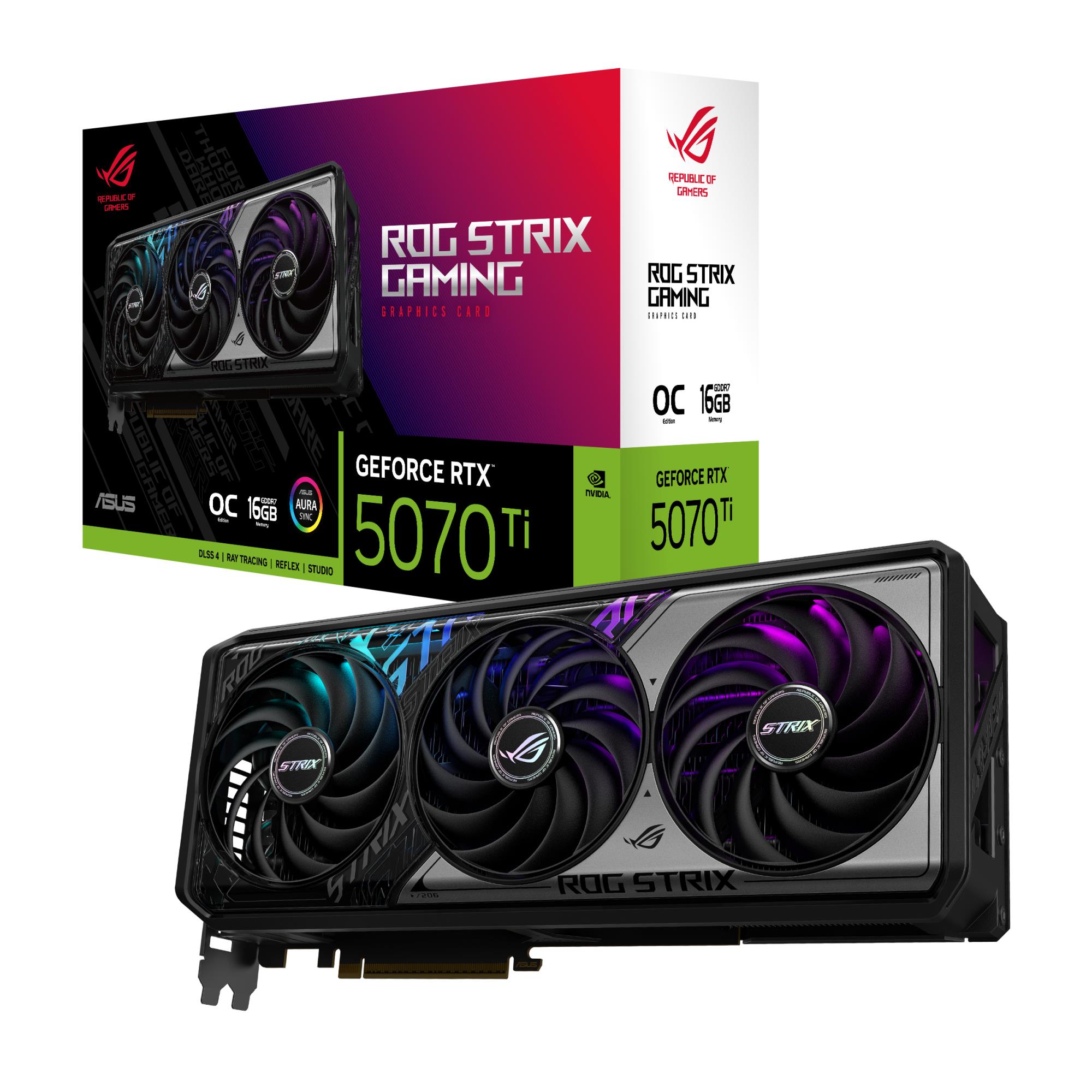 Graphics Card ASUS NVIDIA GeForce RTX 5070 Ti 16 GB GDDR7 256 bit PCI Express 5.0 Active STRIX-RTX5070TIO16G-GAM - Image 11