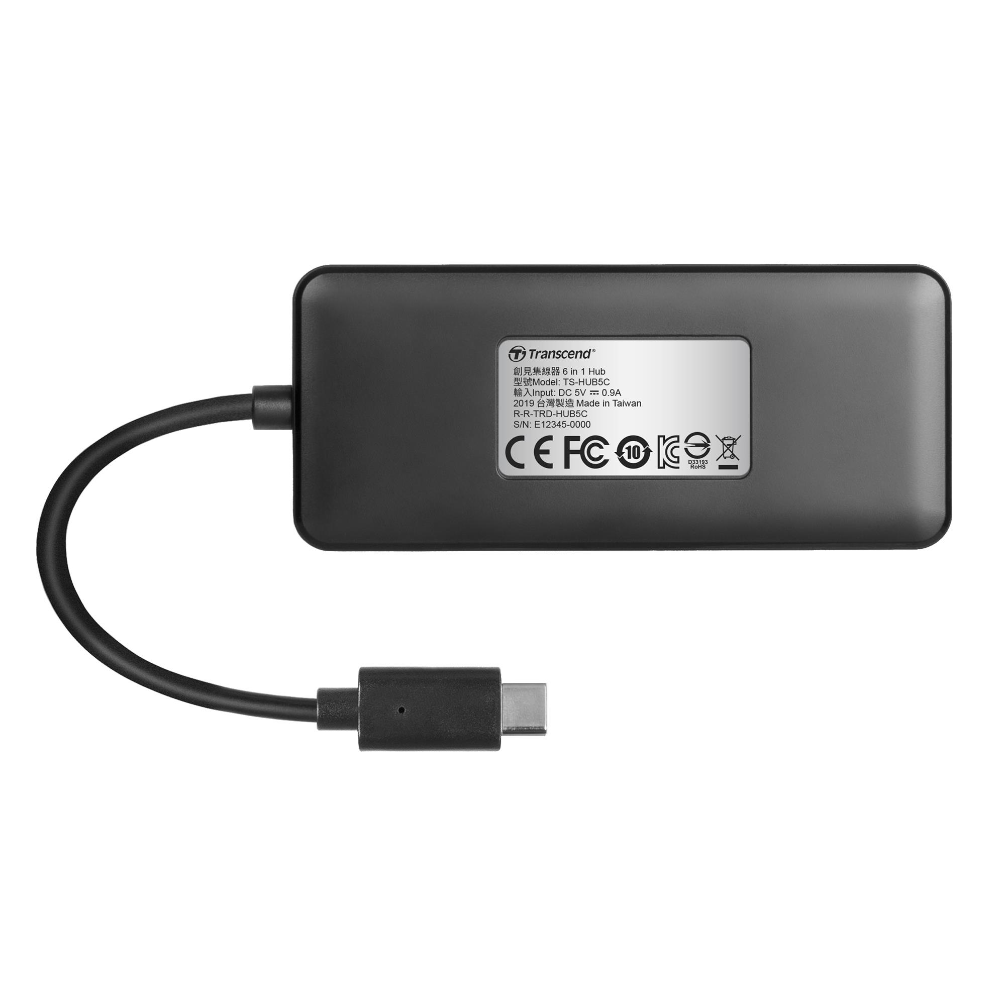 I/O HUB USB3.1 6IN1/TS-HUB5C TRANSCEND - Image 7