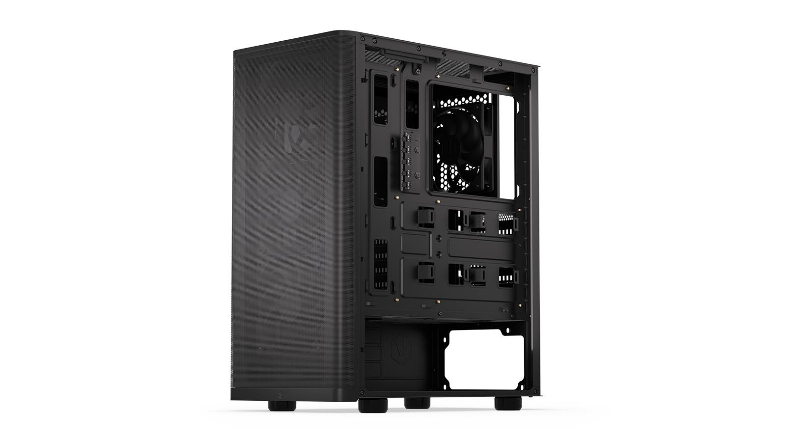 Case ENDORFY Ventum 200 Air MicroTower Case product features Transparent panel Not included ATX MicroATX MiniITX Colour Black EY2A002 - Image 17