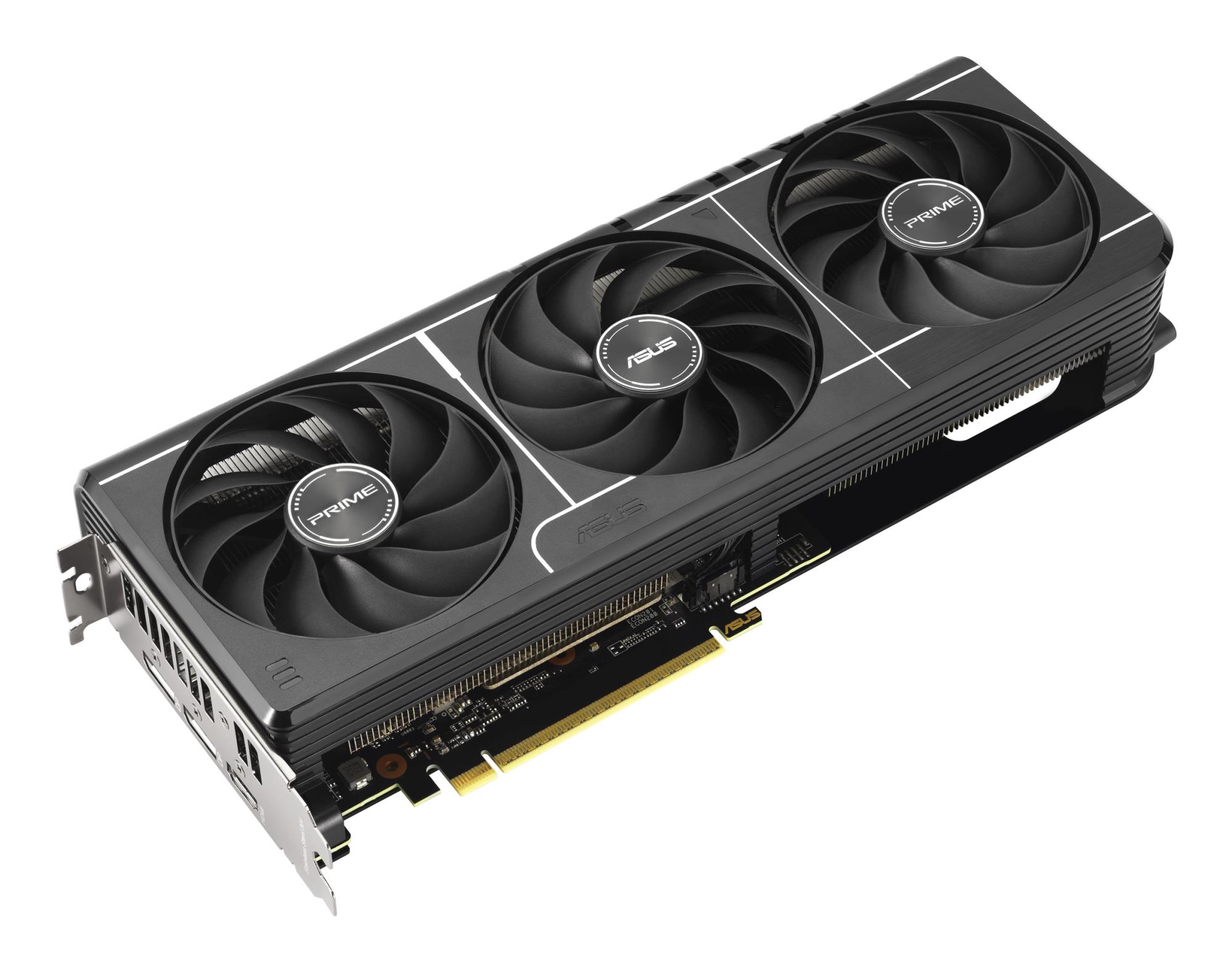 Graphics Card ASUS AMD Radeon RX 9060 XT 16 GB GDDR6 128 bit PCIE 5.0 16x Triple slot Fansink 1xHDMI 2xDisplayPort PRIME-RX9060XT-O16G - Image 3