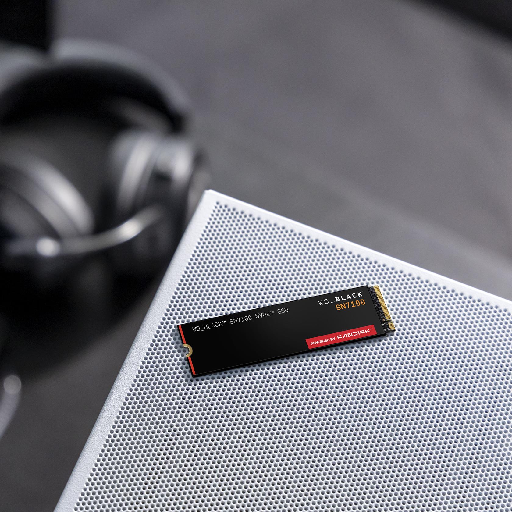 SSD SANDISK Read speed 7250 MB/s Write speed 6900 MB/s NVMe Yes PCI Express 4.0 M.2 2000 GB POWERED BY SANDISK Black SN7100 WDS200T4X0E - Image 9